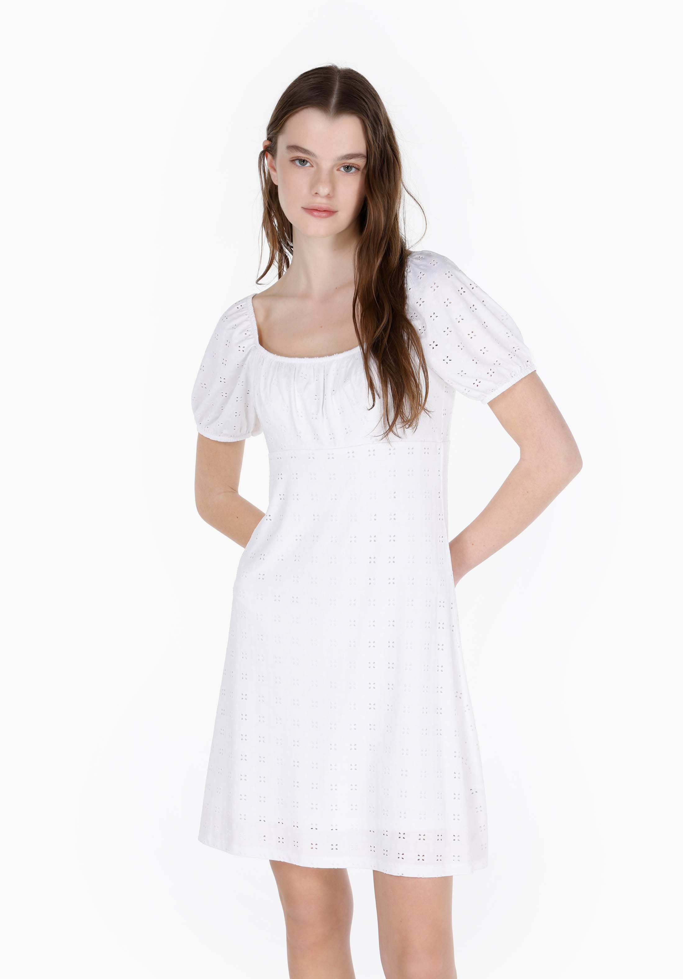 Afișați detalii pentru Rochie De Dama Alb Regular Fit  Cl1074556