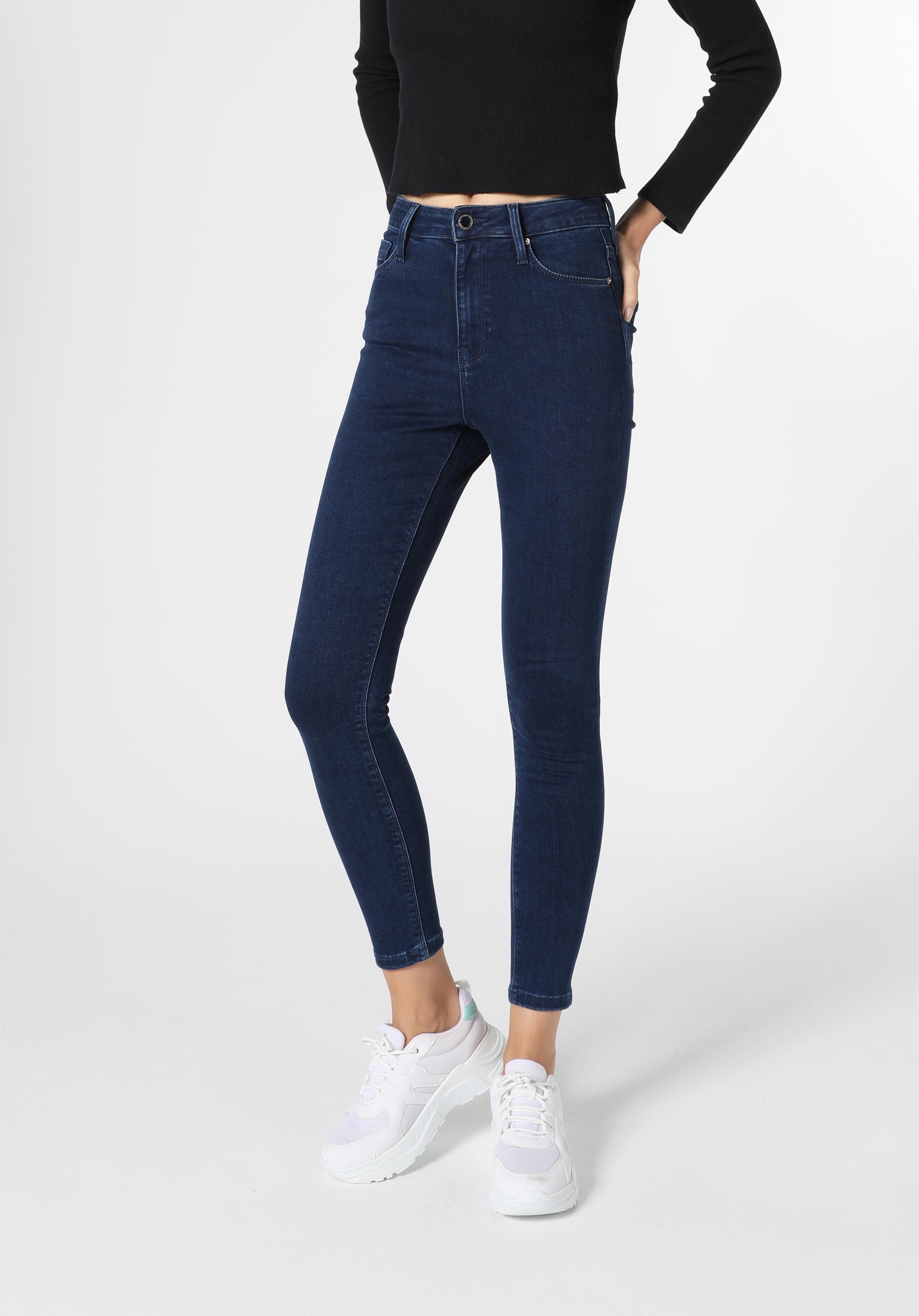 Afișați detalii pentru Pantaloni De Dama Denim Super Slim Fit 760 Diana Cl1056291