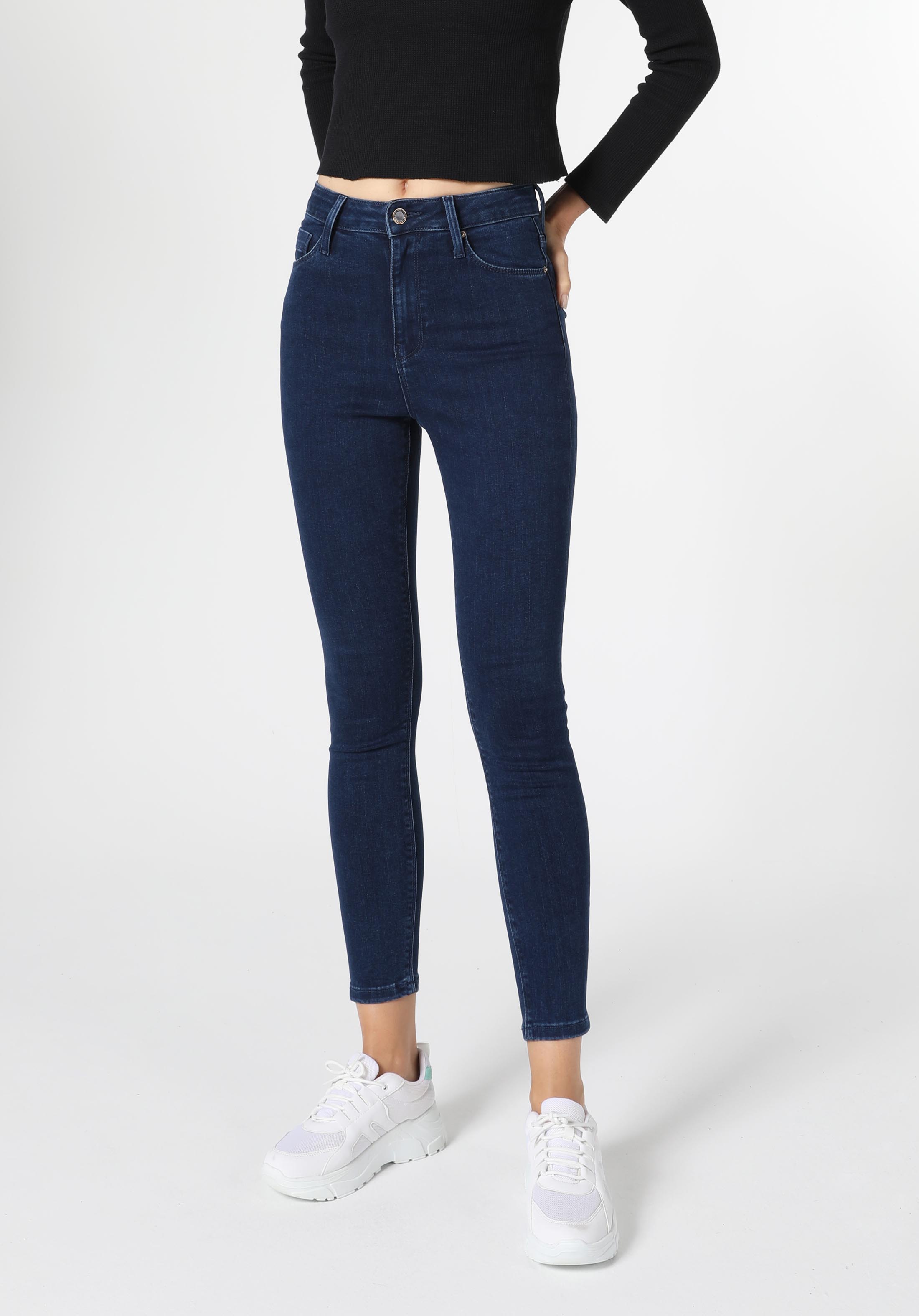 Afișați detalii pentru Pantaloni De Dama Denim Super Slim Fit 760 Diana Cl1056291