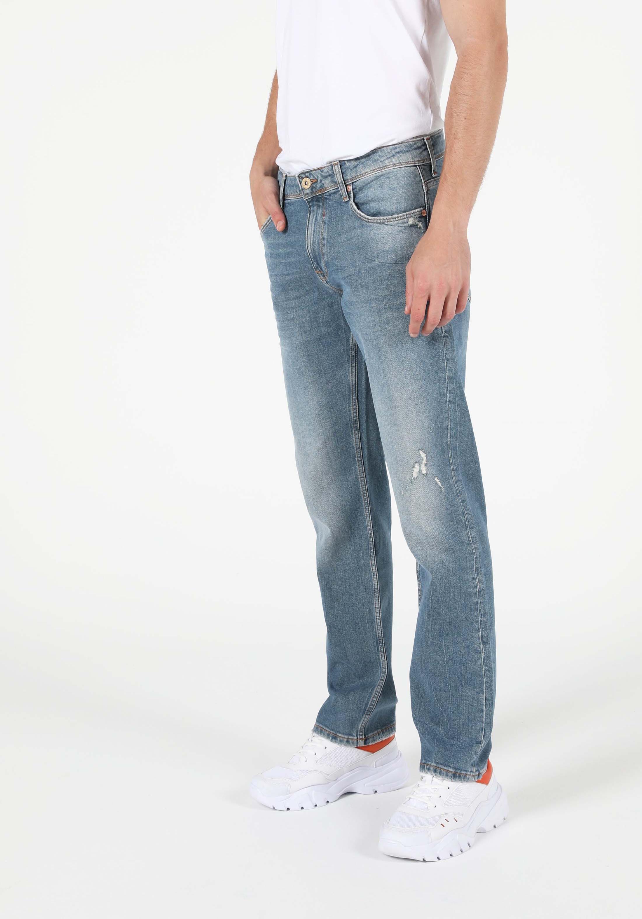 Afișați detalii pentru Pantaloni De Barbati Denim Regular Fit 045 David Cl1051724