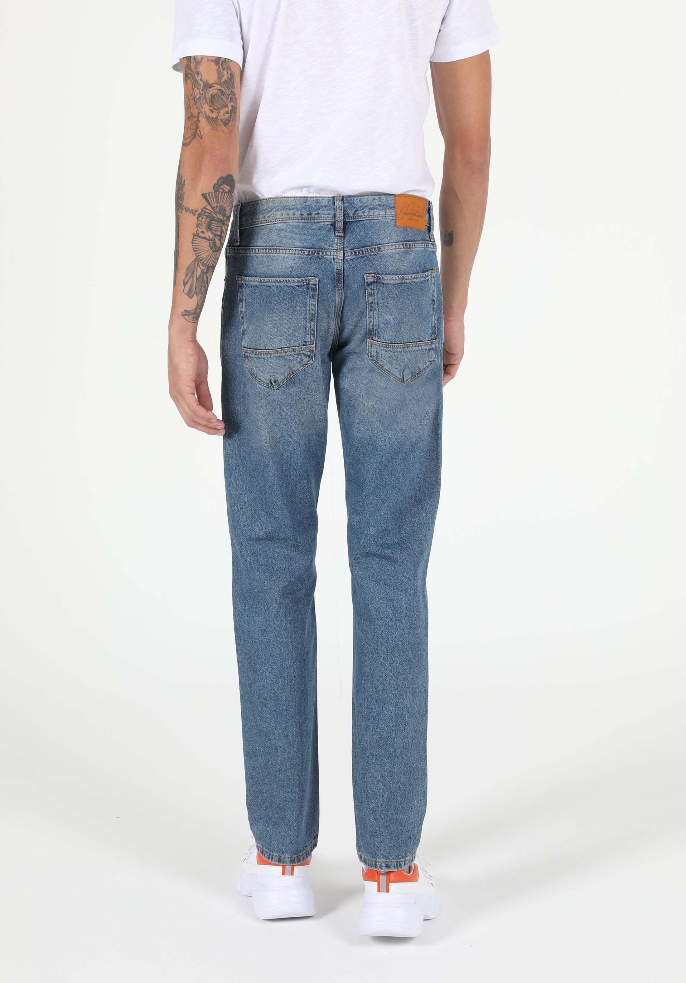 Afișați detalii pentru Pantaloni De Barbati Denim Regular Fit 045 David Cl1051762