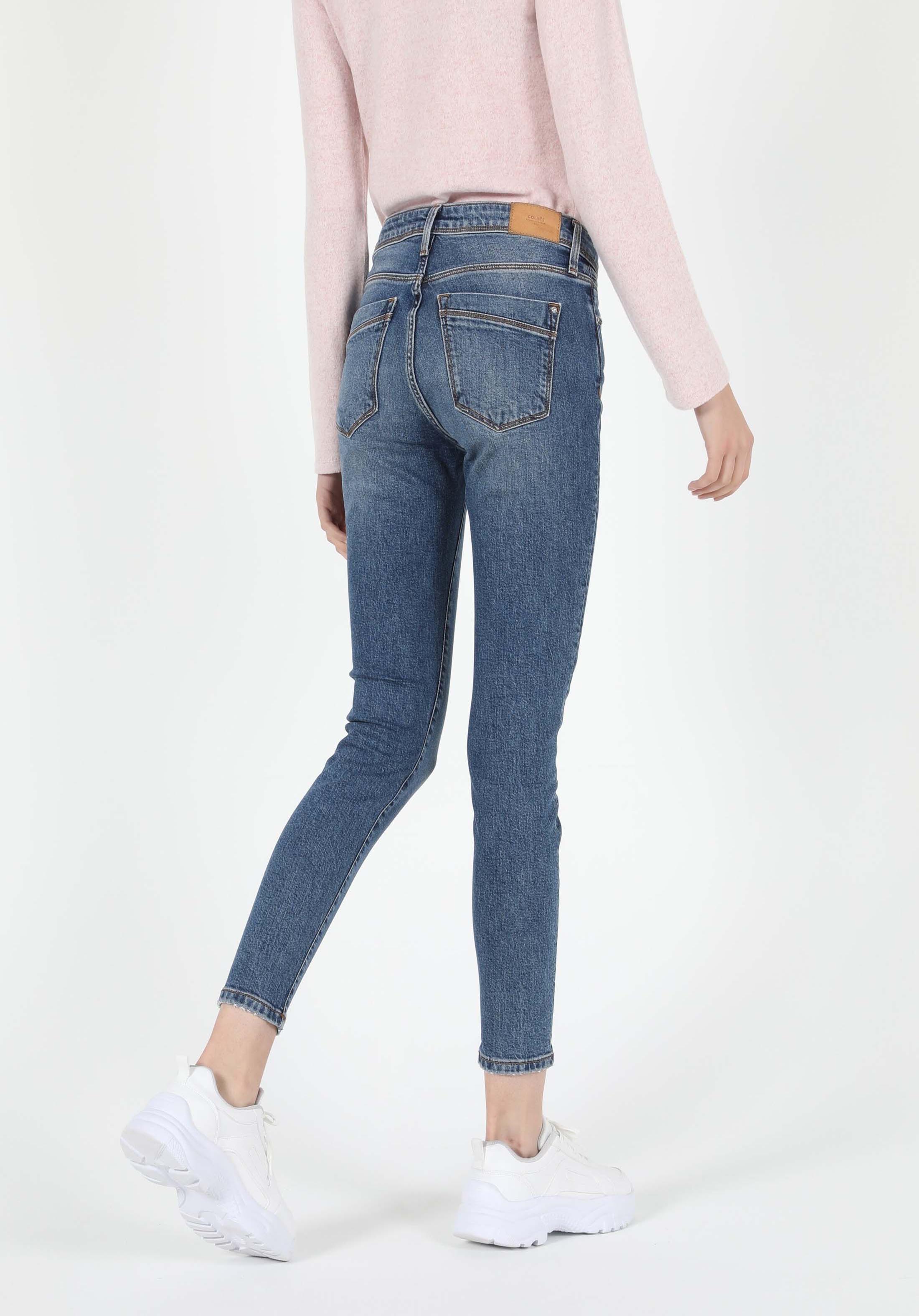 Afișați detalii pentru Pantaloni De Dama Denim Super Slim Fit 759 Lara Cl1051945