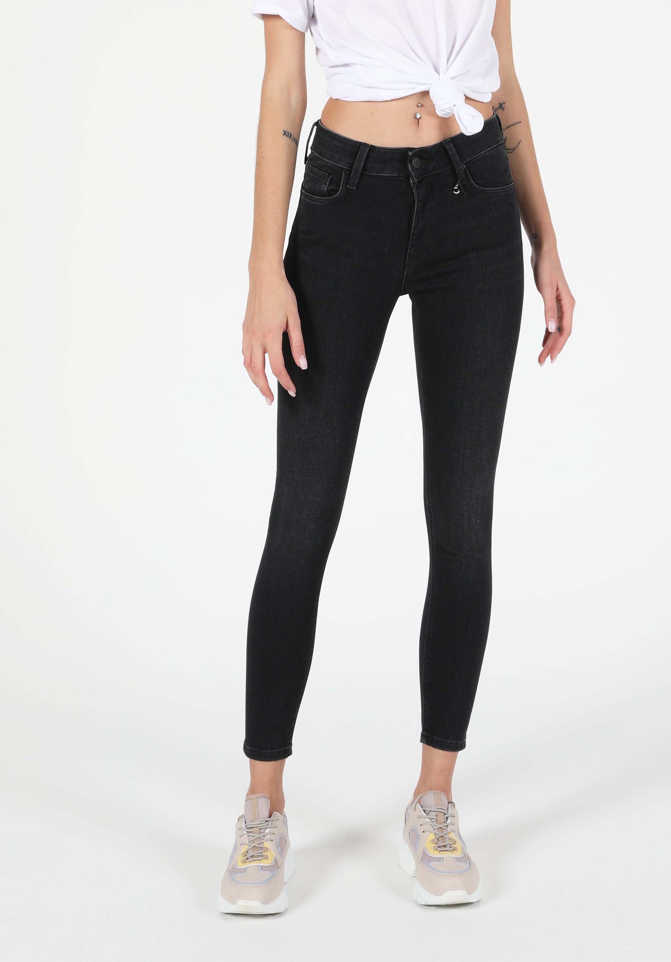 Afișați detalii pentru Pantaloni De Dama Denim Super Slim Fit 759 Lara Cl1051948