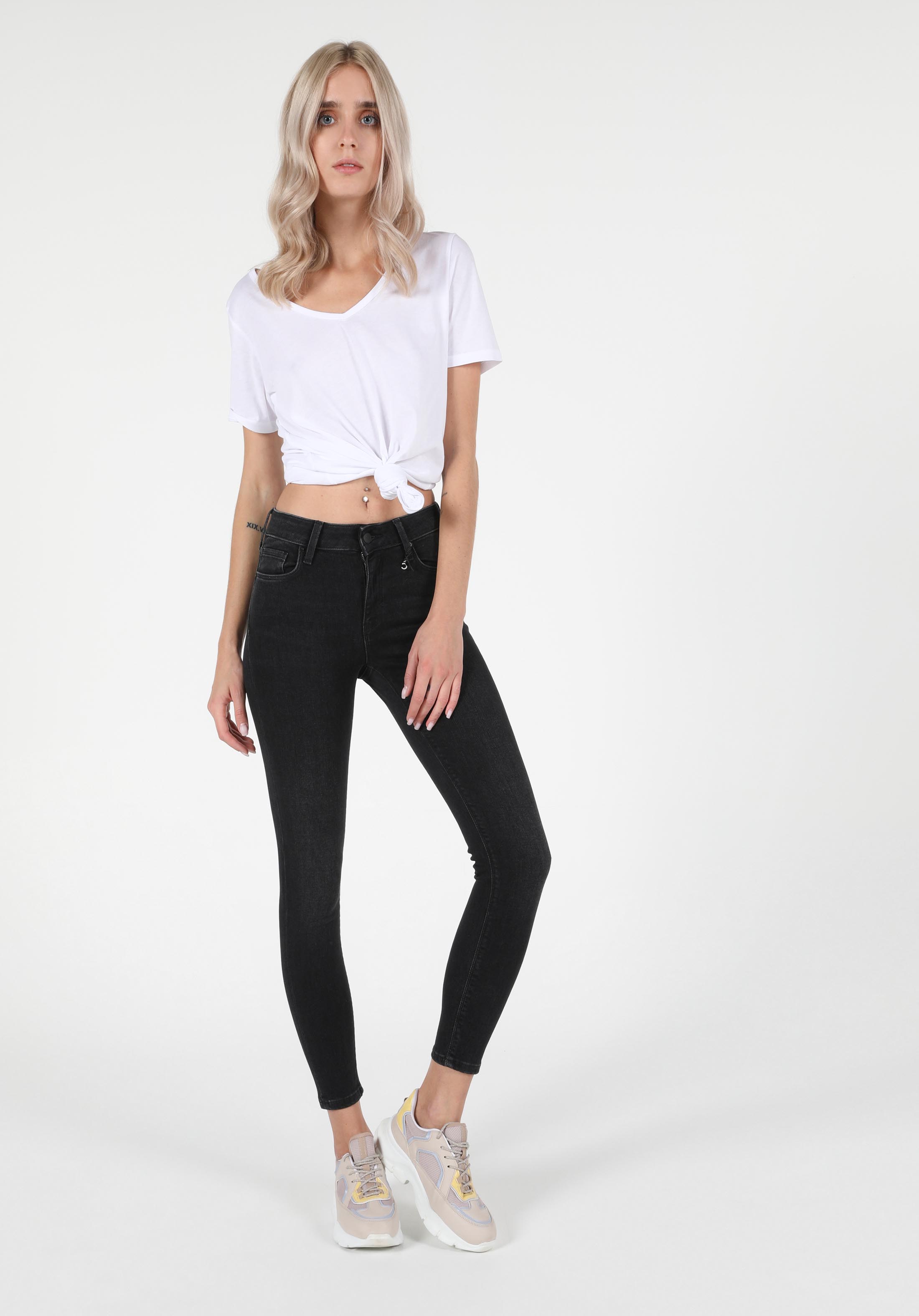 Afișați detalii pentru Pantaloni De Dama Denim Super Slim Fit 759 Lara Cl1051948