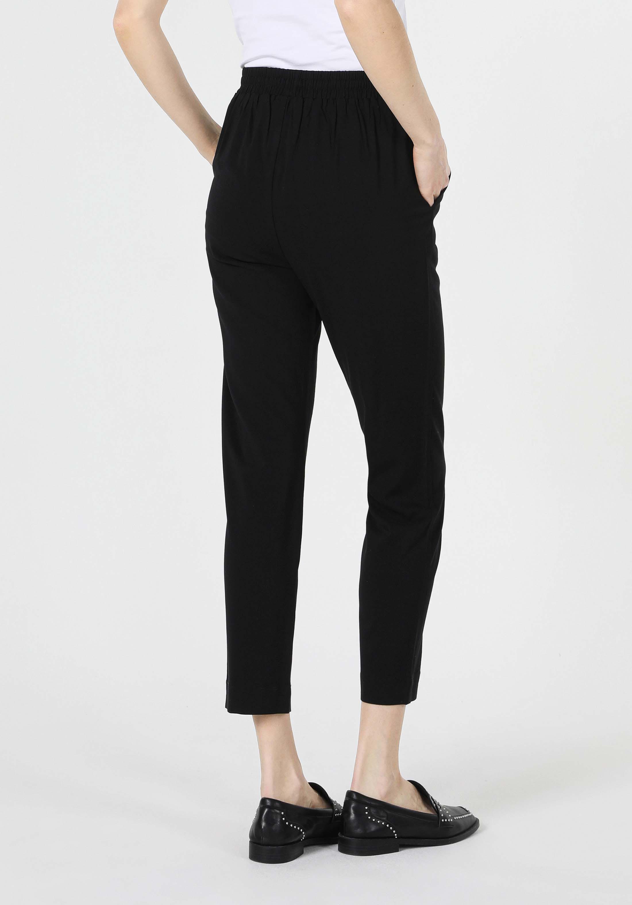 Afișați detalii pentru Pantaloni De Dama Negru Regular Fit  Cl1053353