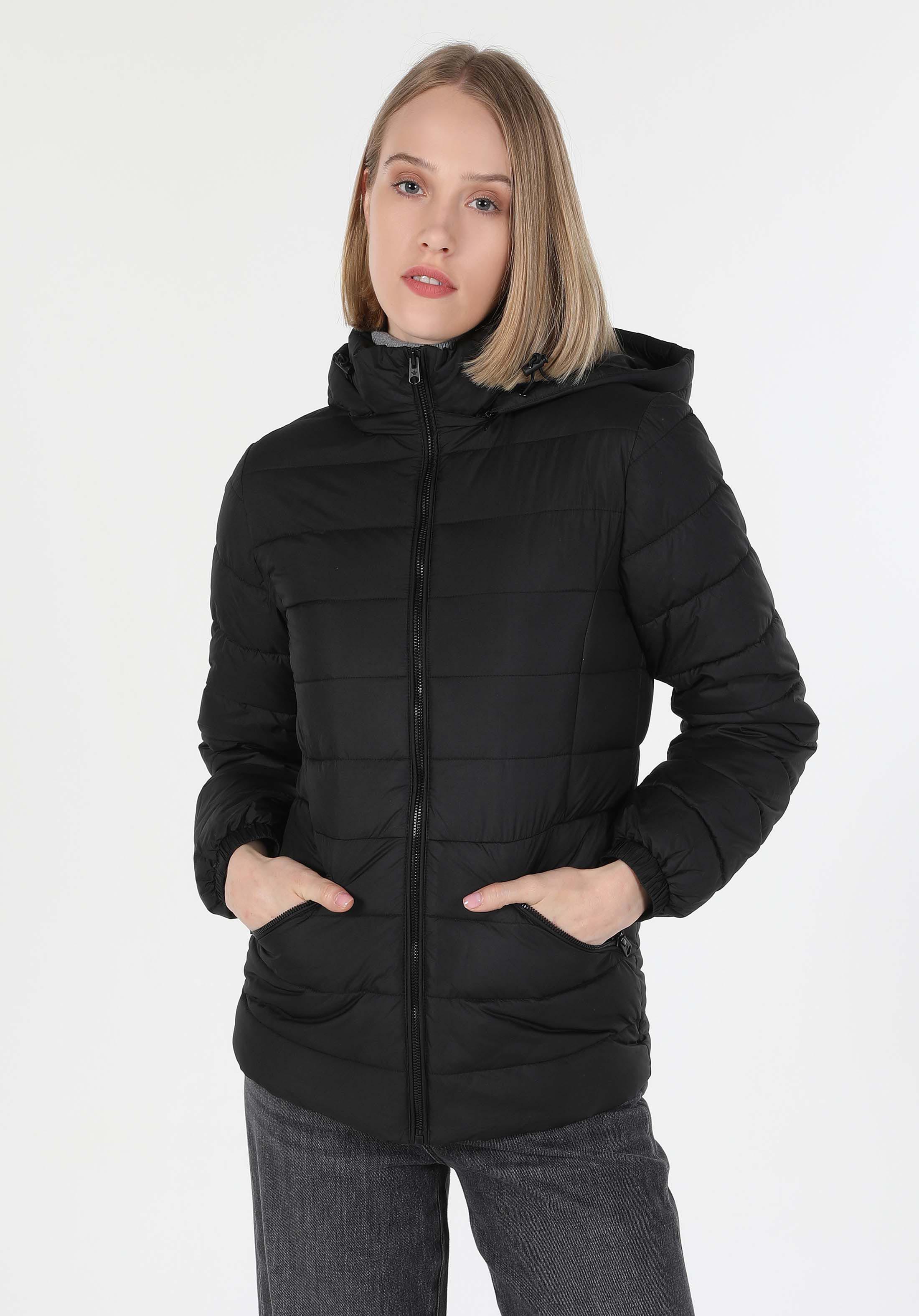 Afișați detalii pentru Jacheta De Dama Negru Slim Fit  Cl1060247