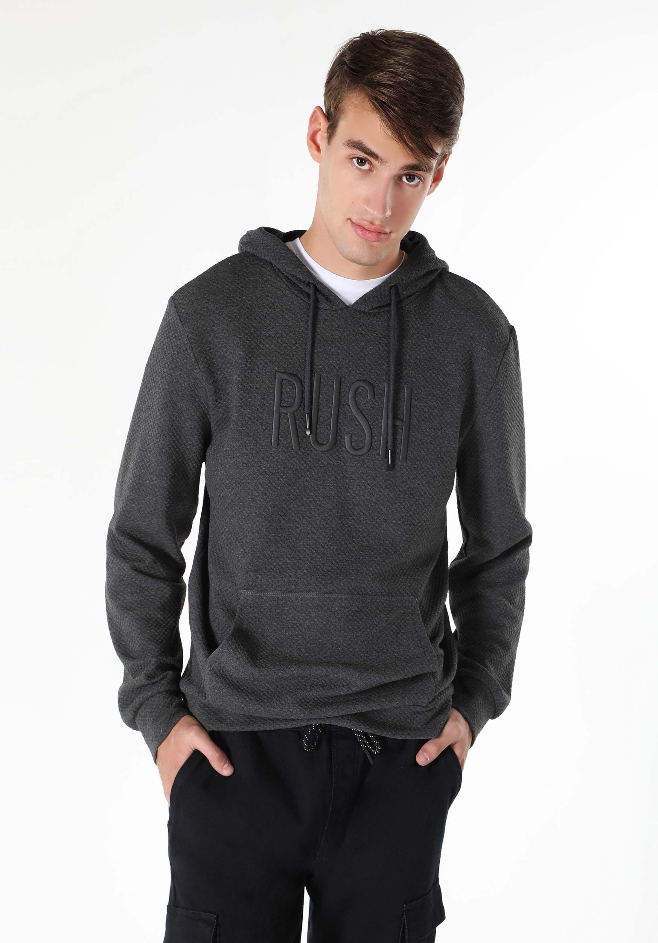 Afișați detalii pentru Hanorac / Bluza De Barbati Gri   Cl1060256