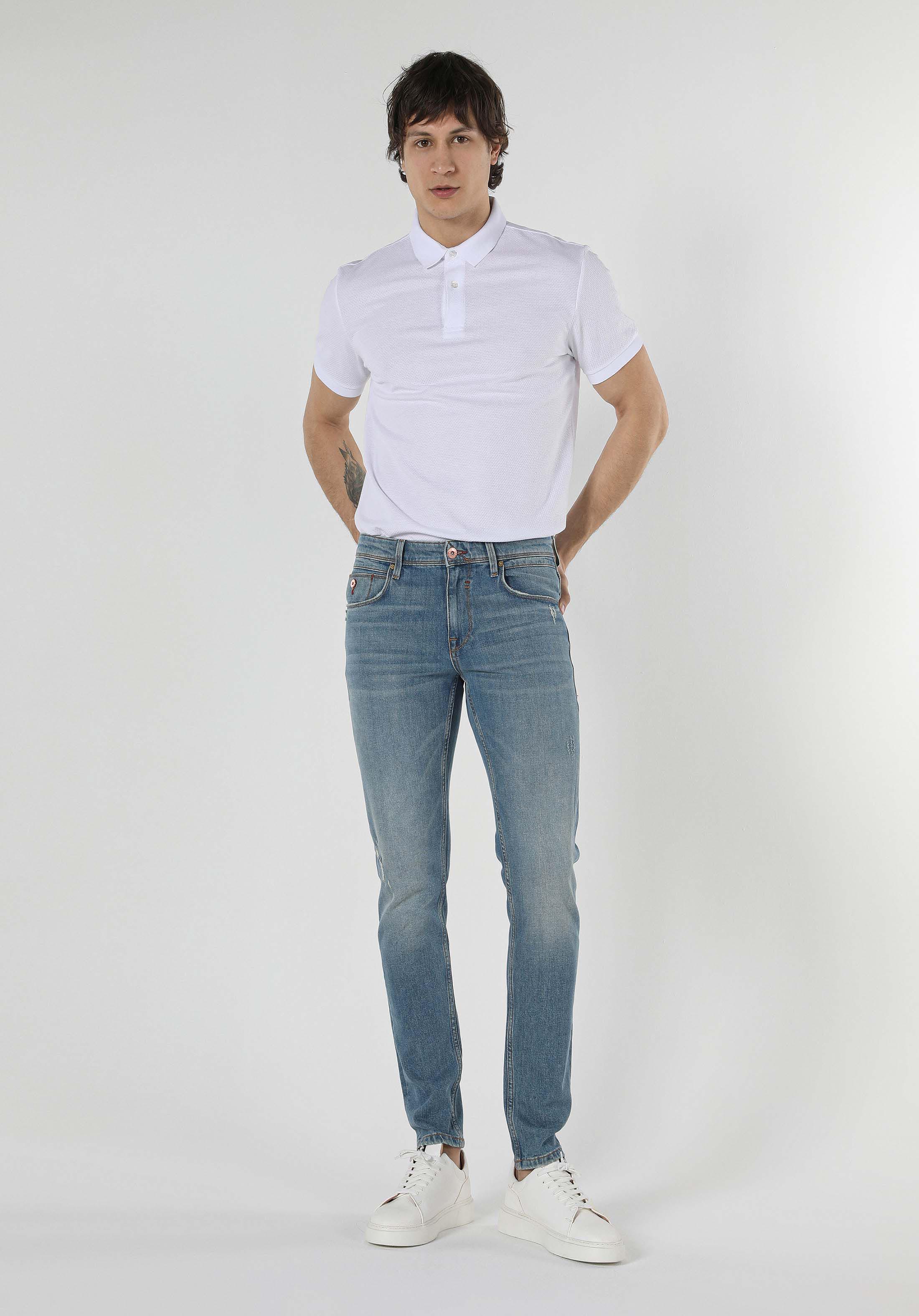 Afișați detalii pentru Pantaloni De Barbati Denim Slim Fit 041 Danny Cl1058217