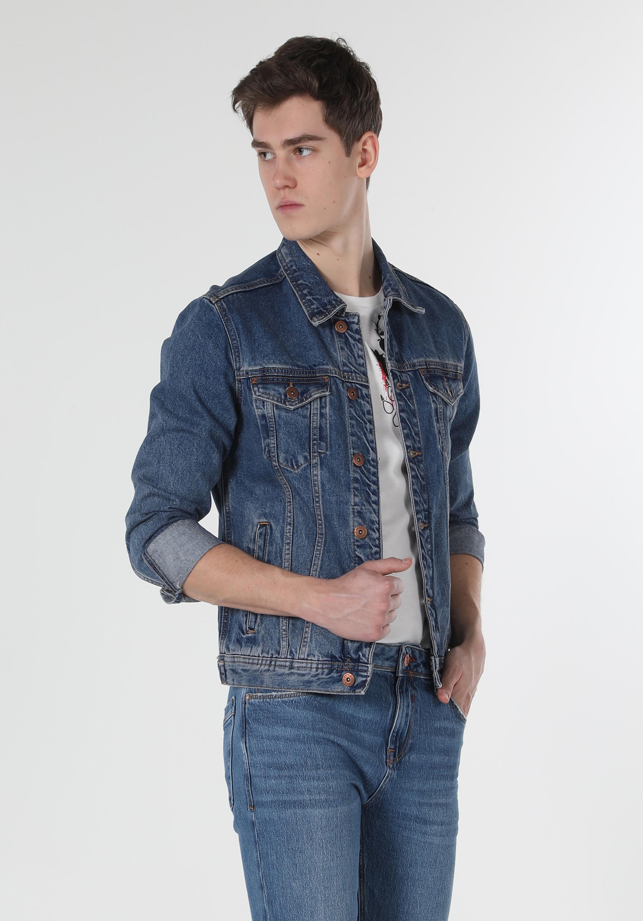 Afișați detalii pentru Jacheta De Barbati Denim Regular Fit  Cl1058532