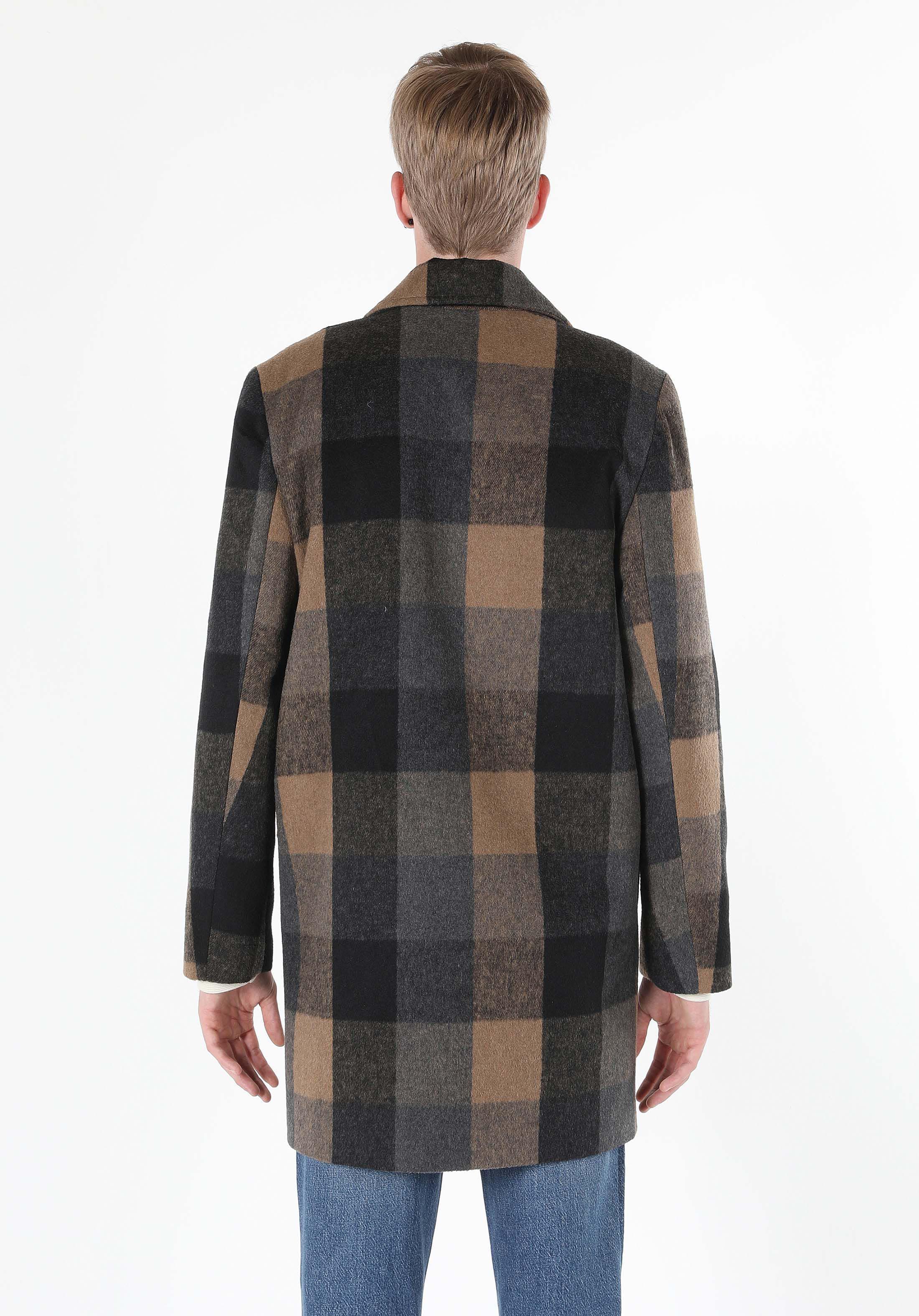 Afișați detalii pentru Palton De Barbati Maro Regular Fit  Cl1060980