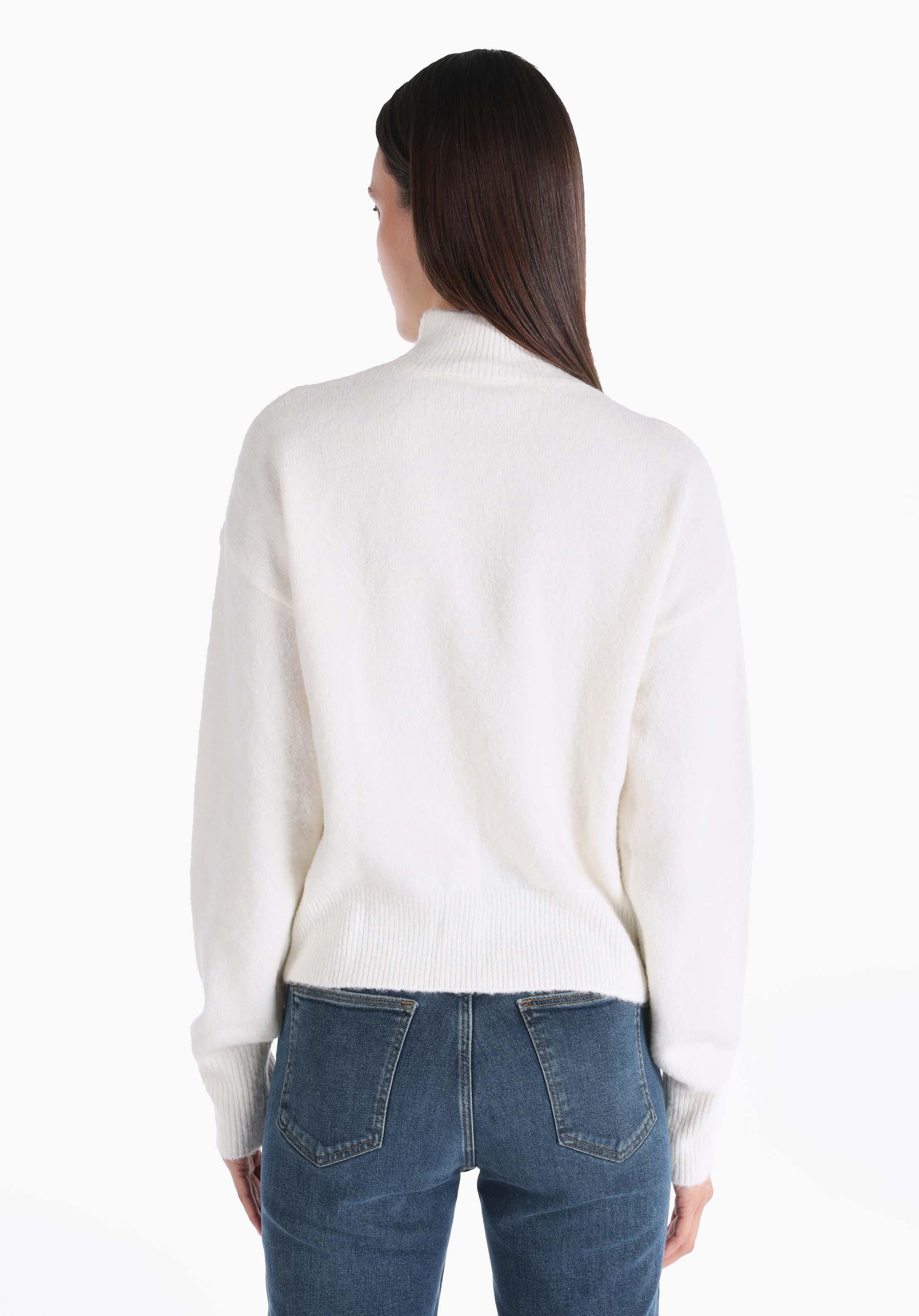 Afișați detalii pentru Pulover De Dama Alb Regular Fit  Cl1065641