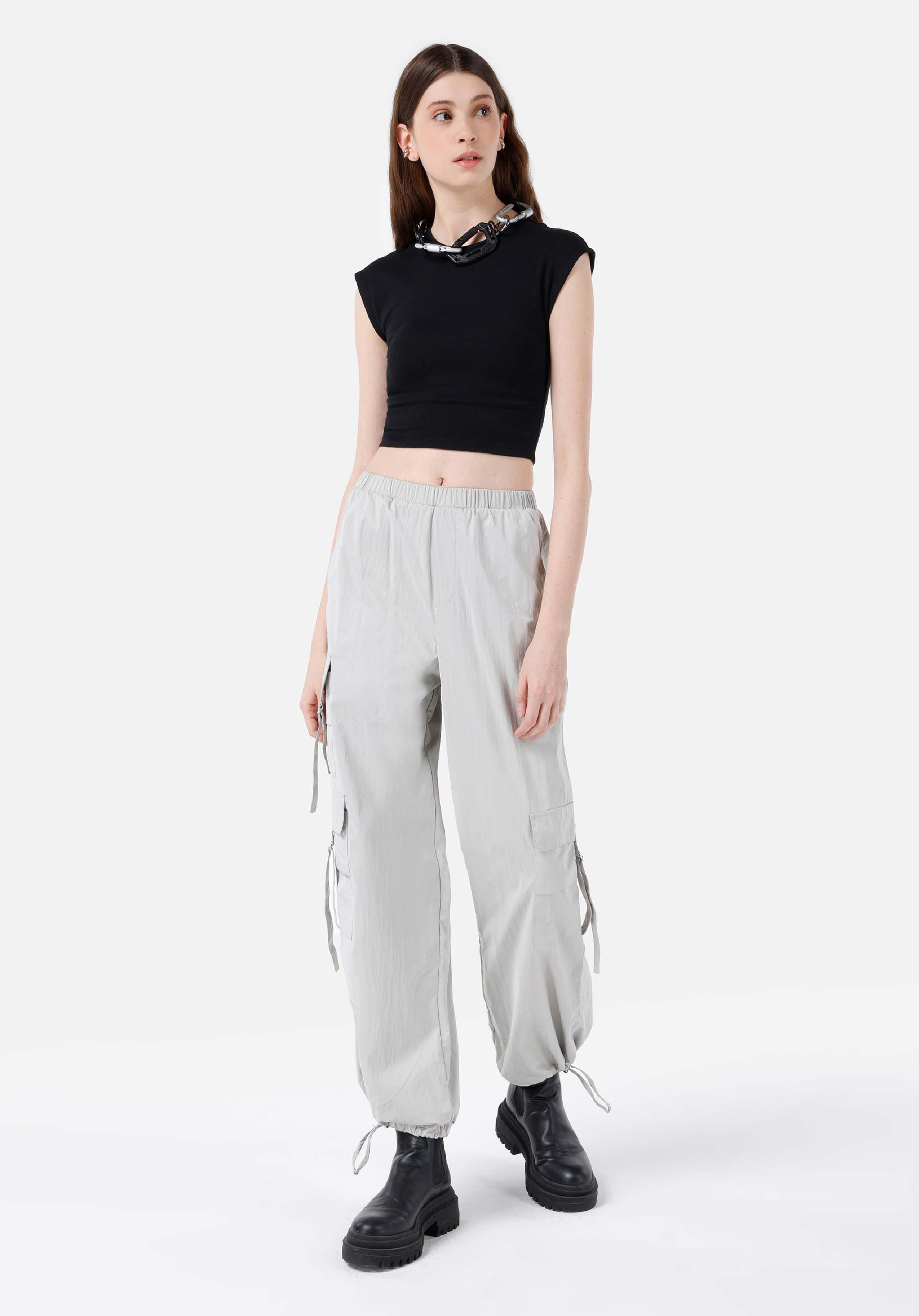 Afișați detalii pentru Regular Fit Talie Joasă Pantaloni De Piatră Pentru Femei