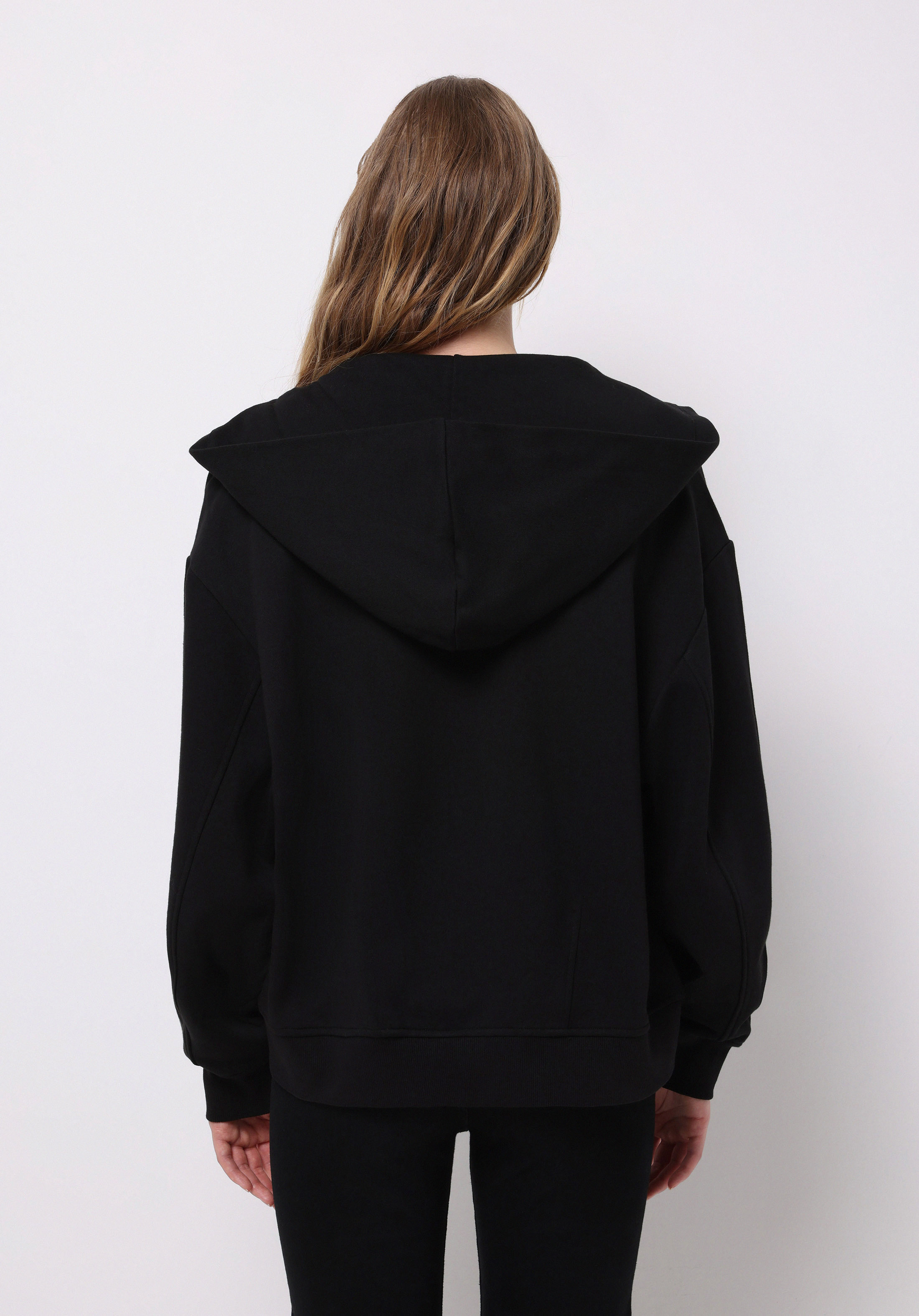 Afișați detalii pentru Hanorac / Bluza De Dama Negru Regular Fit  Cl1070187