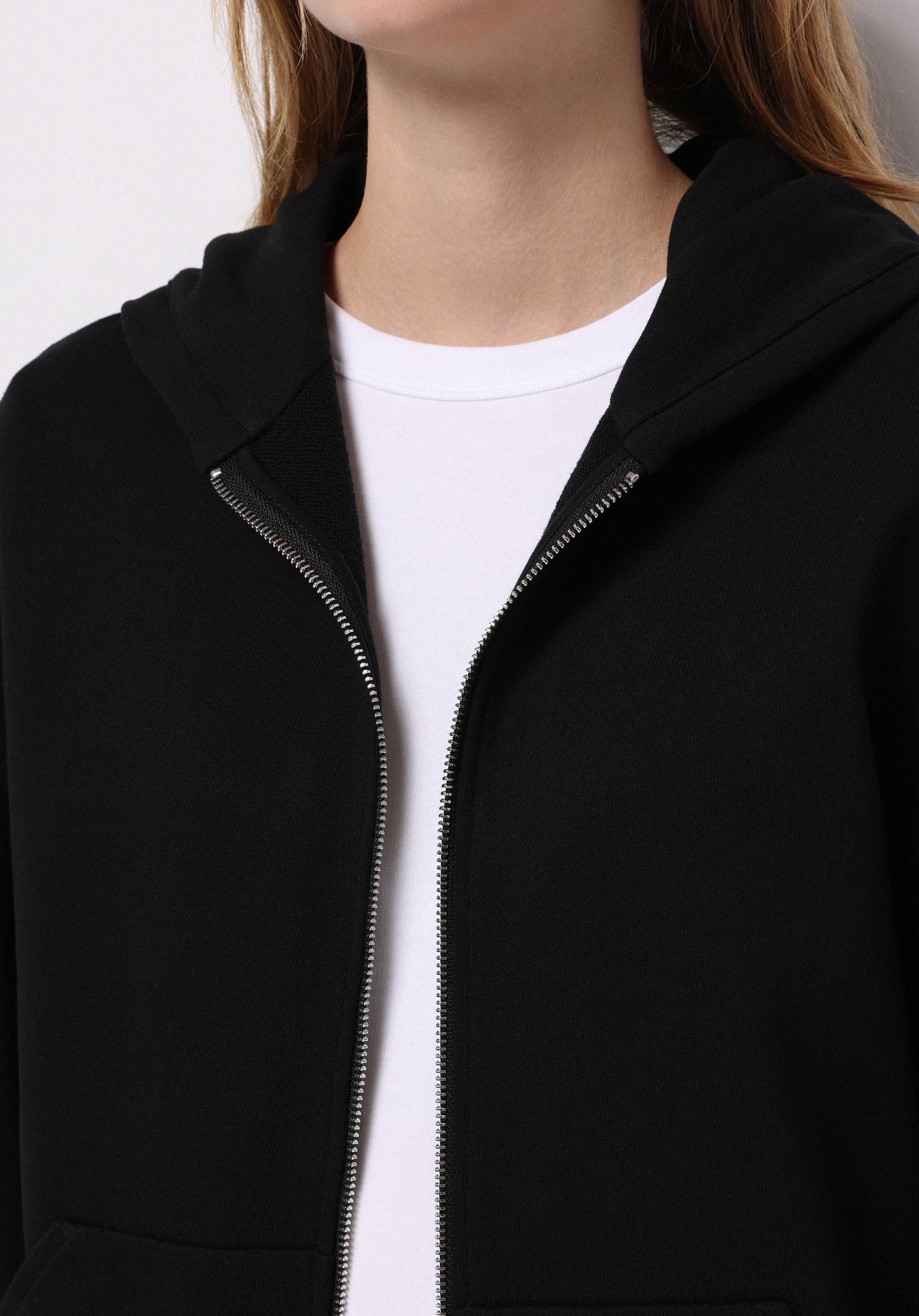 Afișați detalii pentru Hanorac / Bluza De Dama Negru Regular Fit  Cl1070187