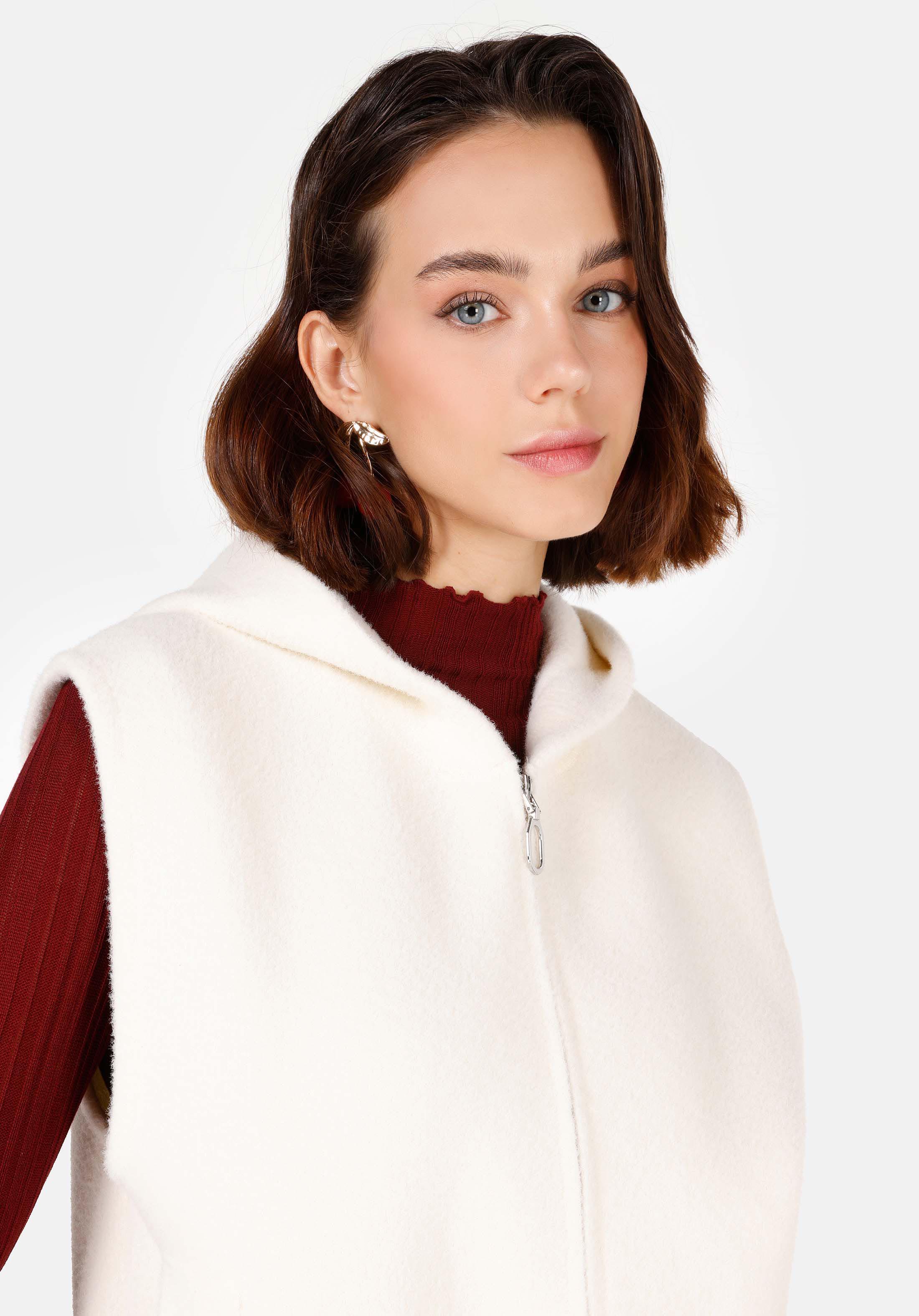 Afișați detalii pentru Cardigan De Dama Ecru Regular Fit  Cl1070956