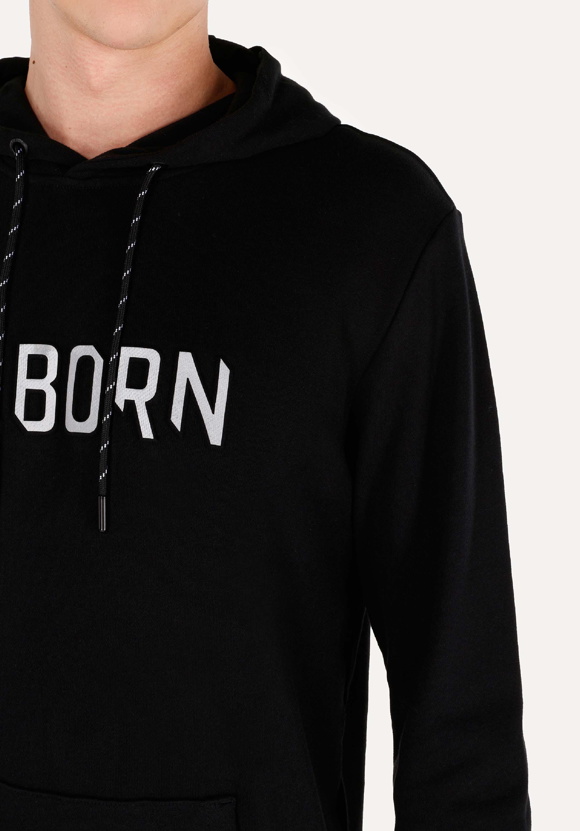 Afișați detalii pentru Hanorac / Bluza De Barbati Negru Regular Fit  Cl1071479