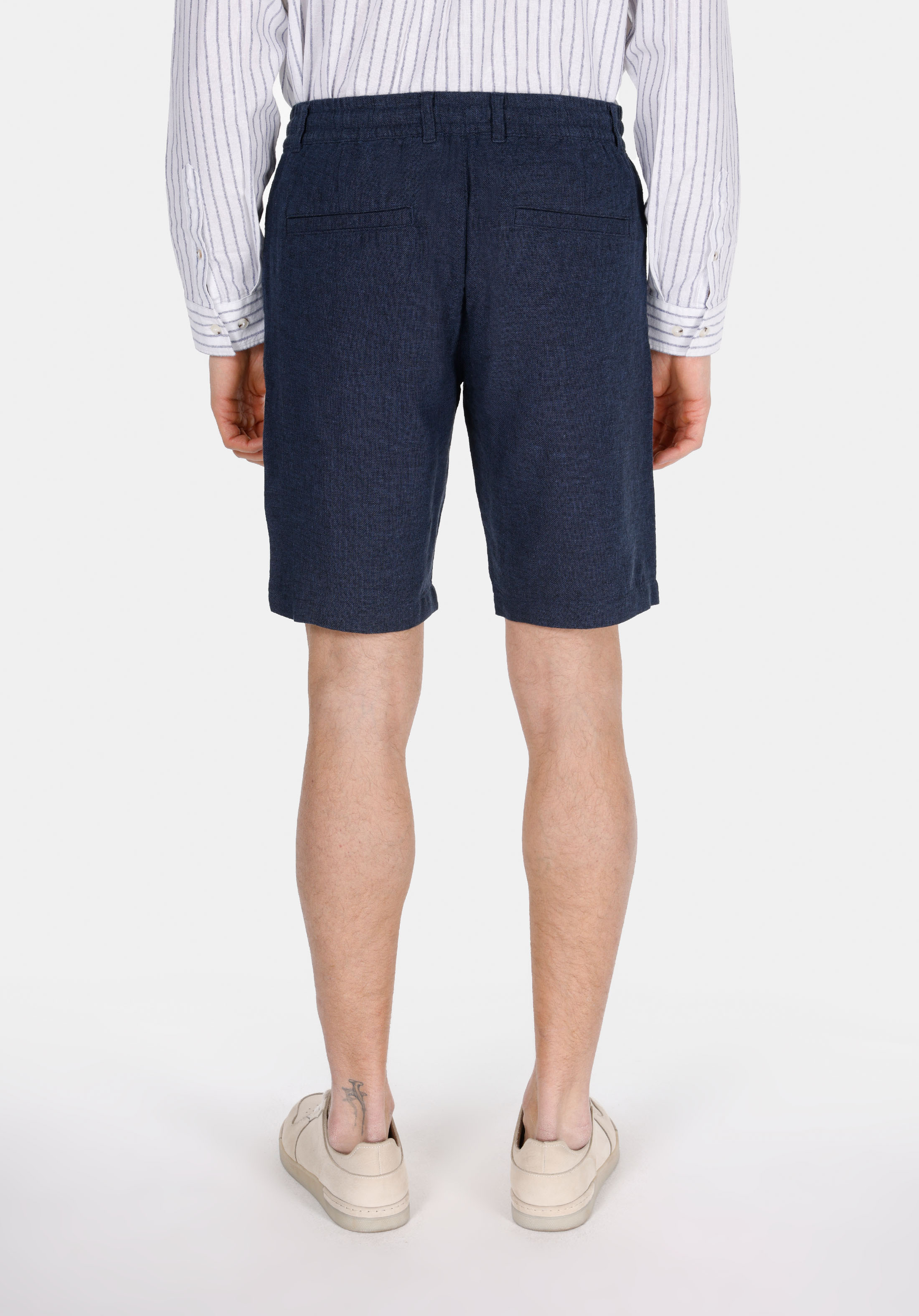 Afișați detalii pentru Short / Pantaloni Scurti De Barbati Albastru Marin Regular Fit  Cl1074083