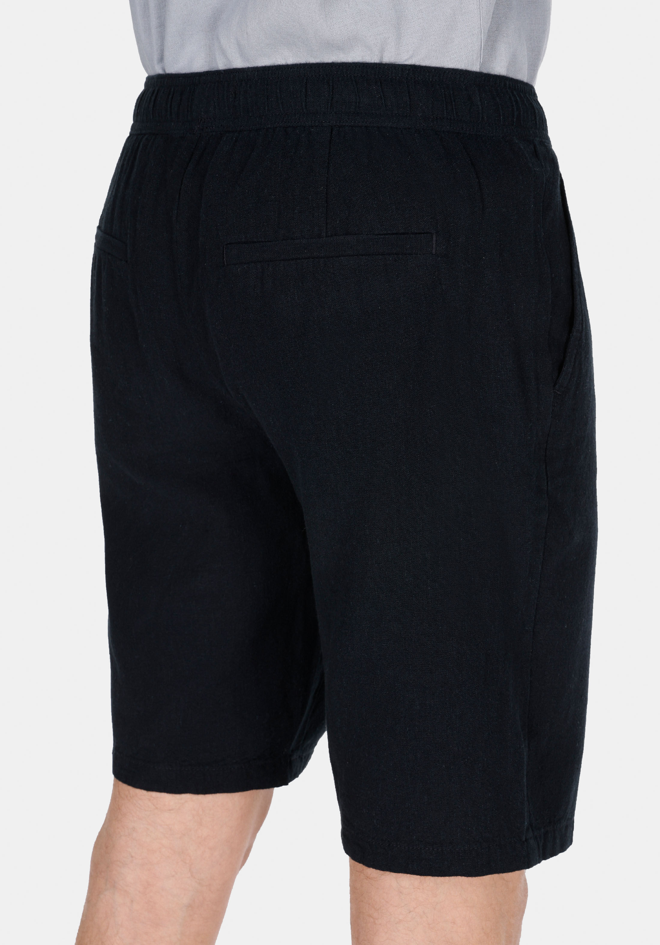 Afișați detalii pentru Short / Pantaloni Scurti De Barbati Negru Regular Fit  Cl1074435