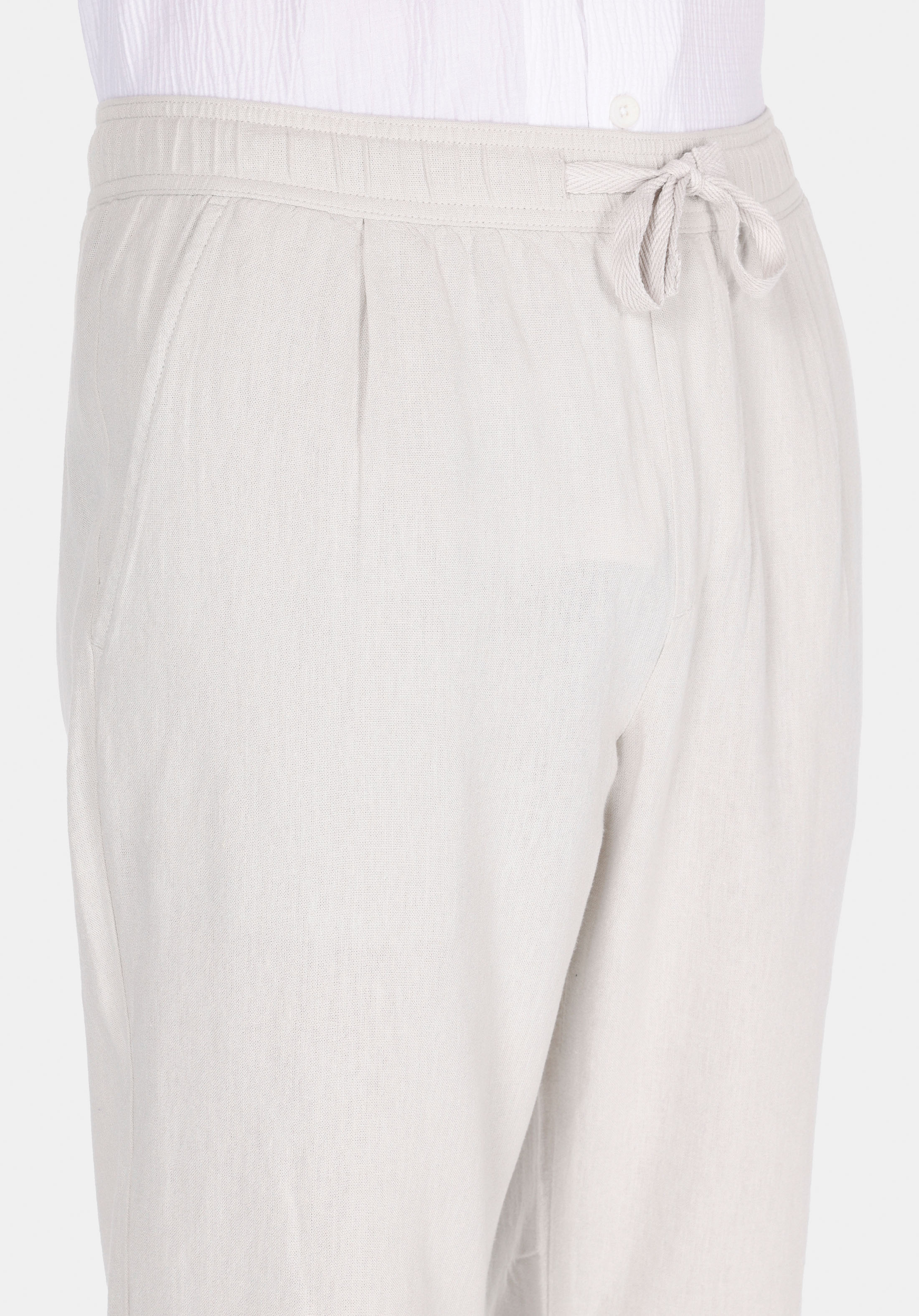 Afișați detalii pentru Pantaloni De Barbati Alb Regular Fit  Cl1074570