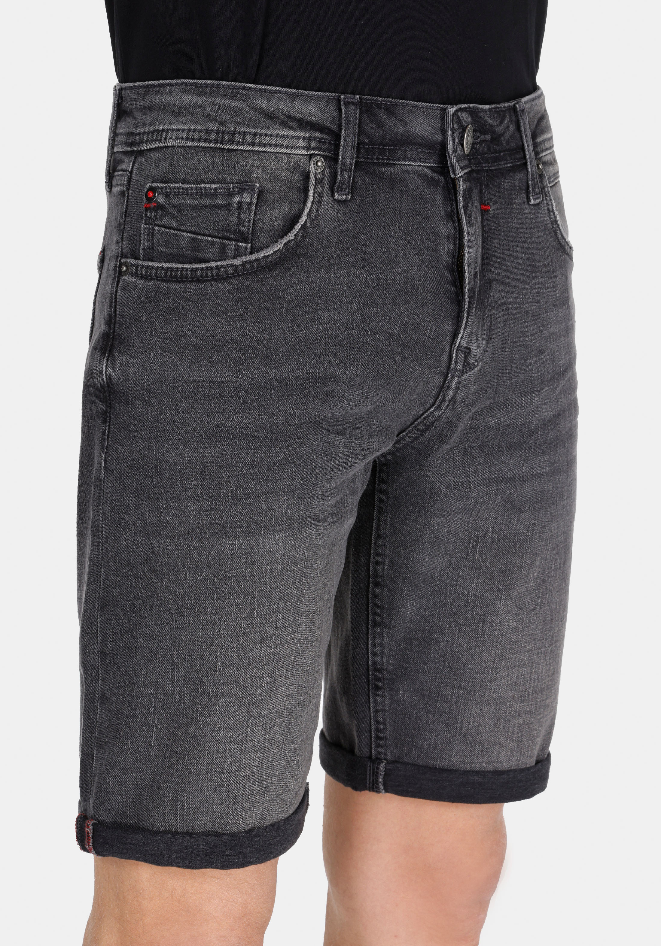 Afișați detalii pentru Short / Pantaloni Scurti De Barbati Negru Straight Fit  Cl1074610