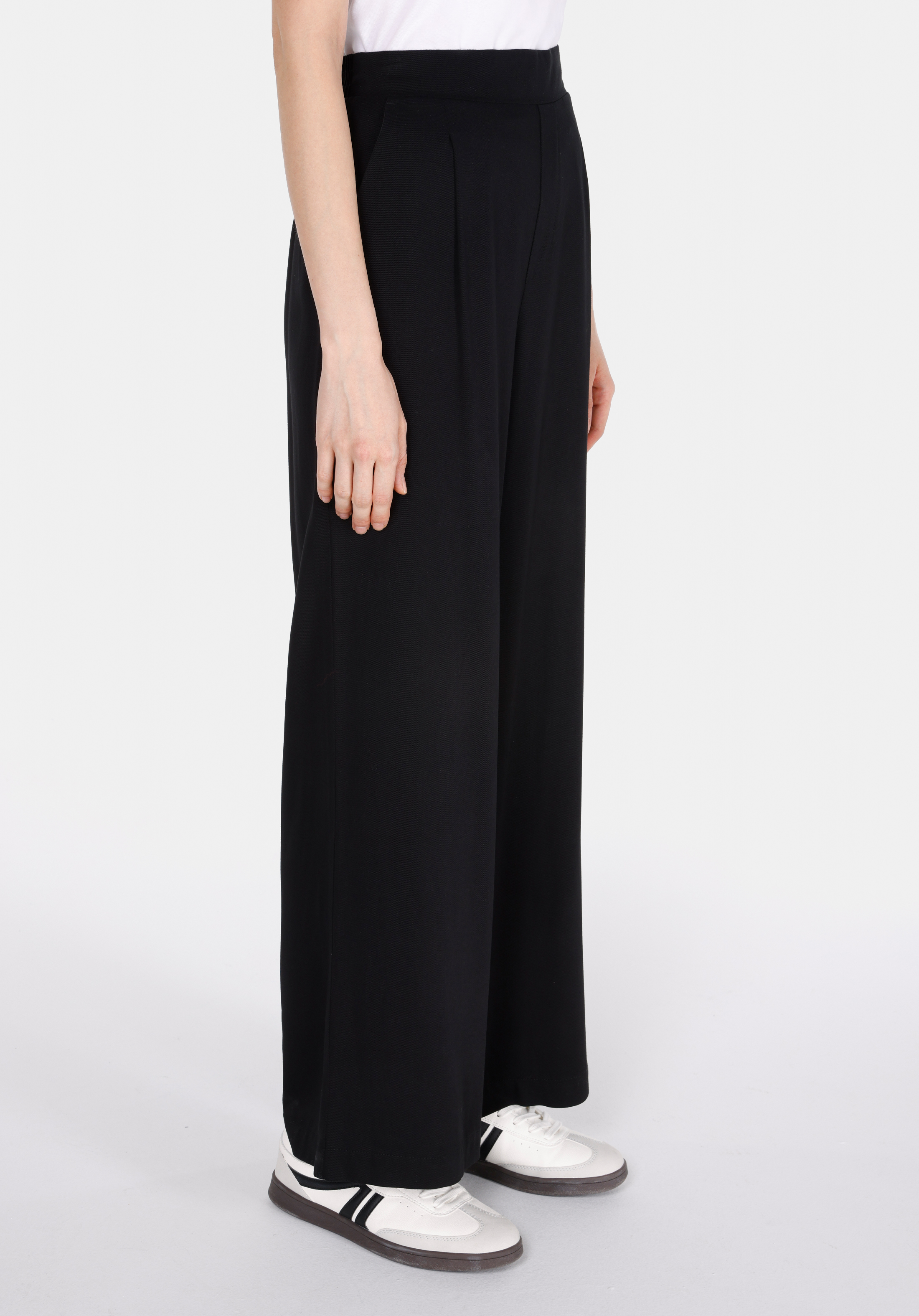 Afișați detalii pentru Pantaloni De Dama Negru Straight Fit  Cl1073410