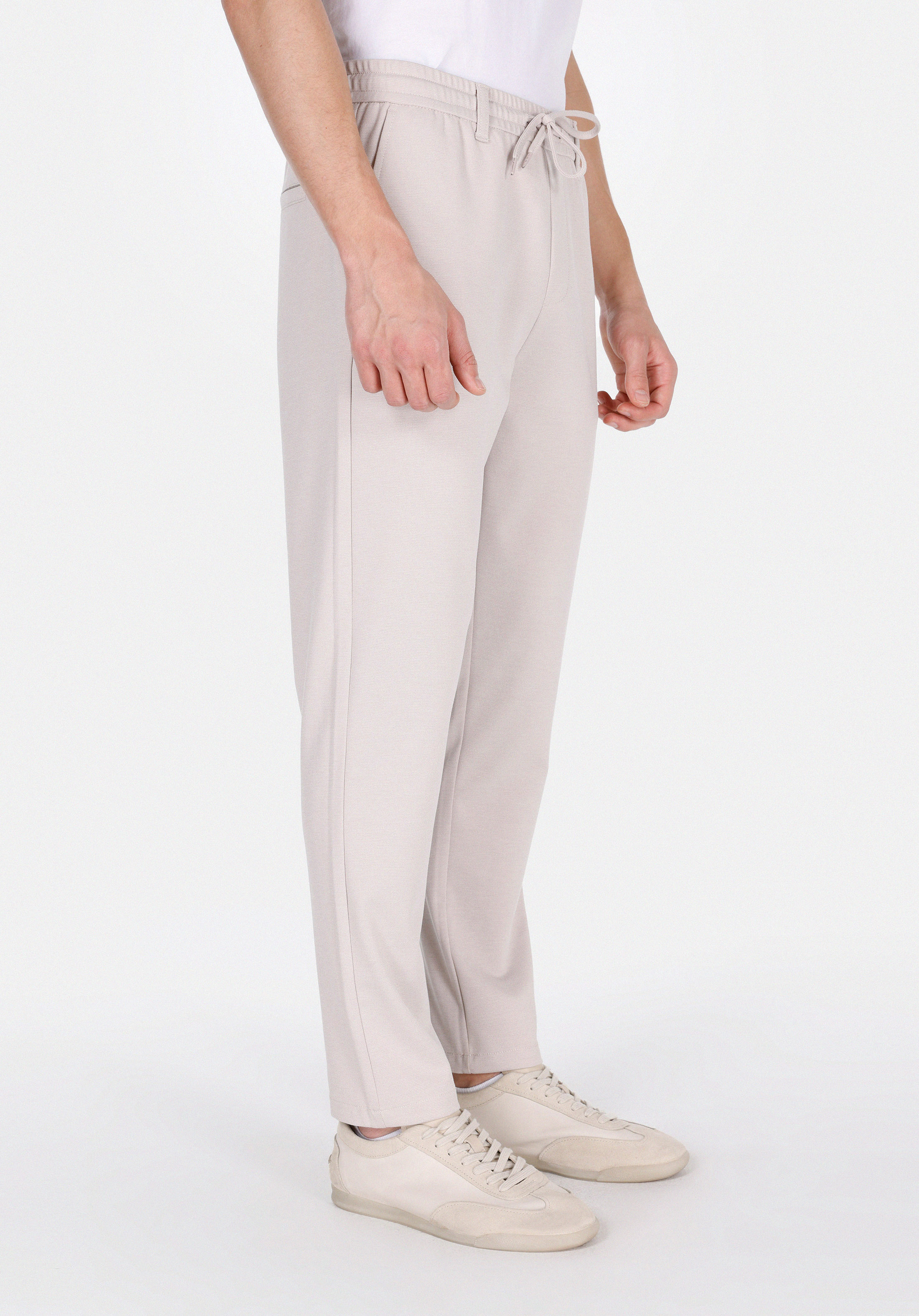 Afișați detalii pentru Pantaloni De Barbati Bej Slim Fit  Cl1071915