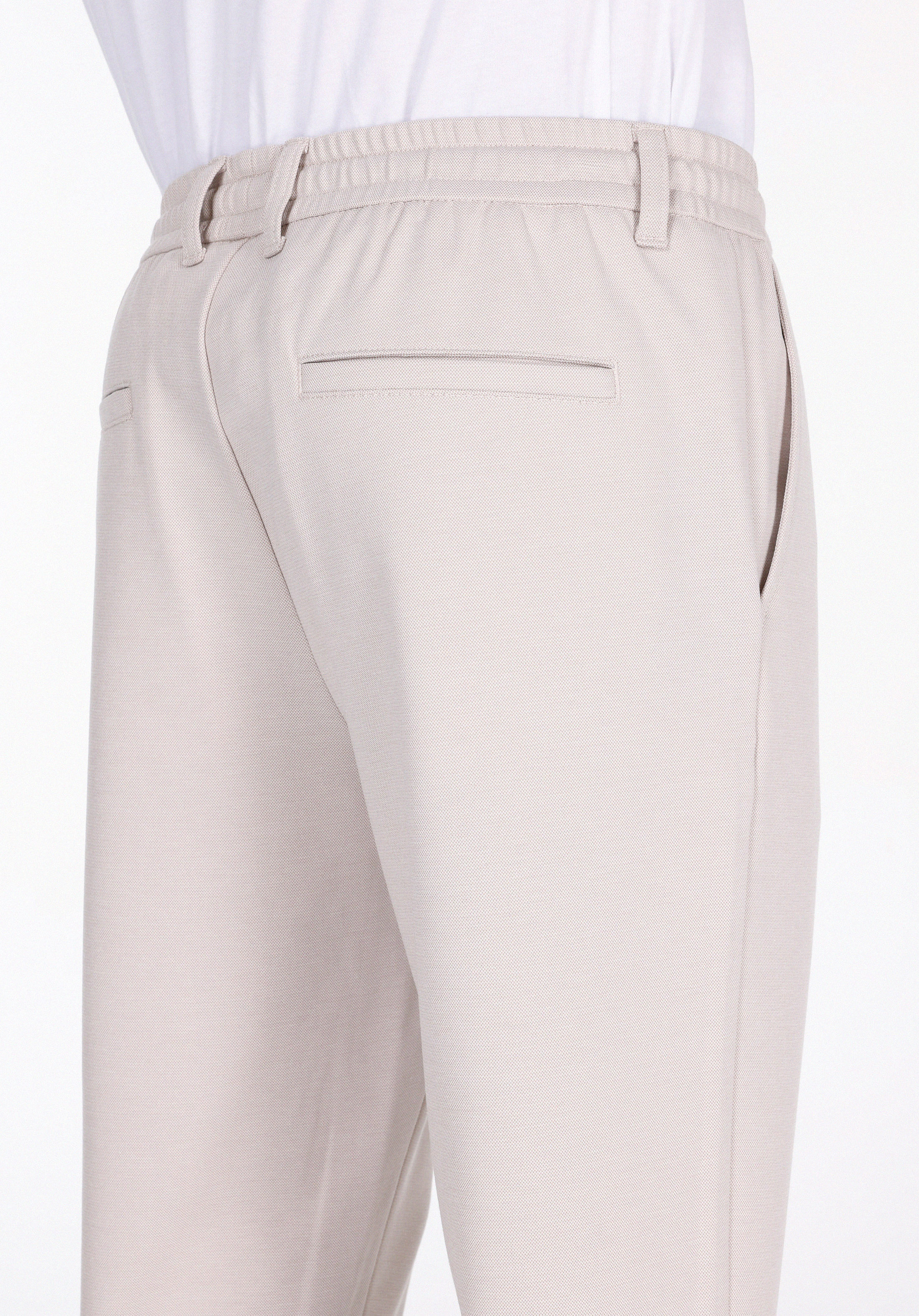 Afișați detalii pentru Pantaloni De Barbati Bej Slim Fit  Cl1071915