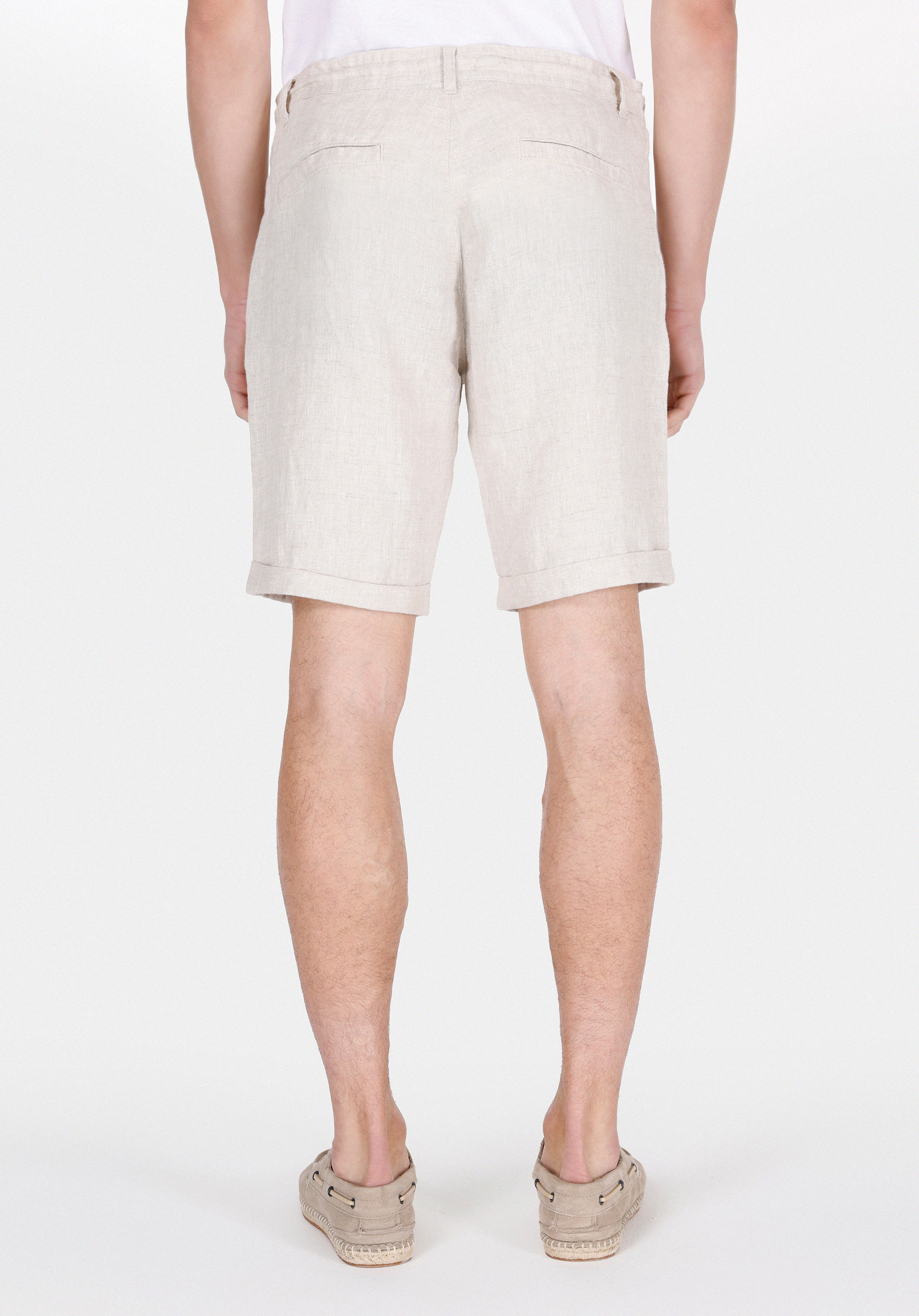 Afișați detalii pentru Short / Pantaloni Scurti De Barbati Alb Regular Fit  Cl1074528