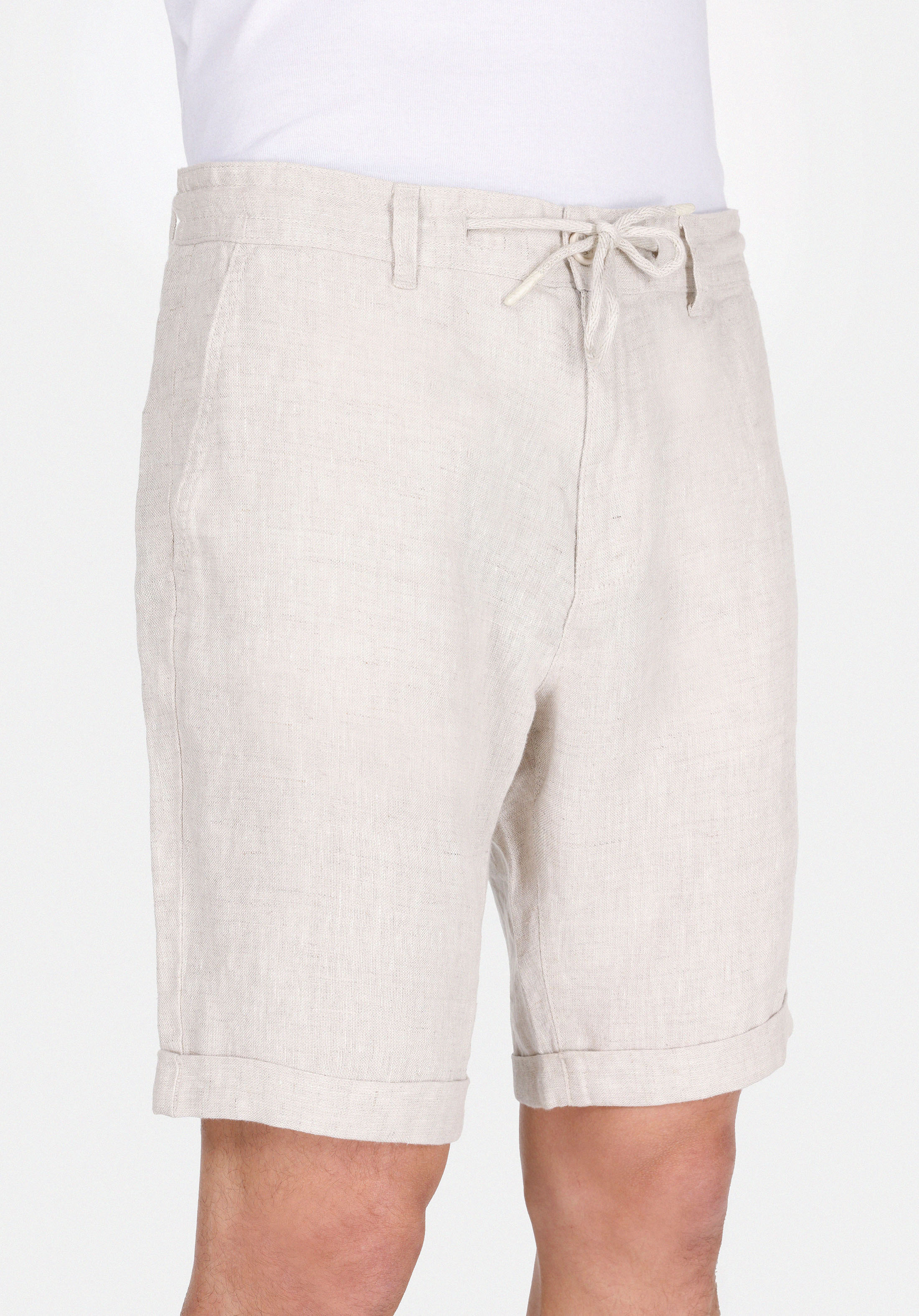 Afișați detalii pentru Short / Pantaloni Scurti De Barbati Alb Regular Fit  Cl1074528