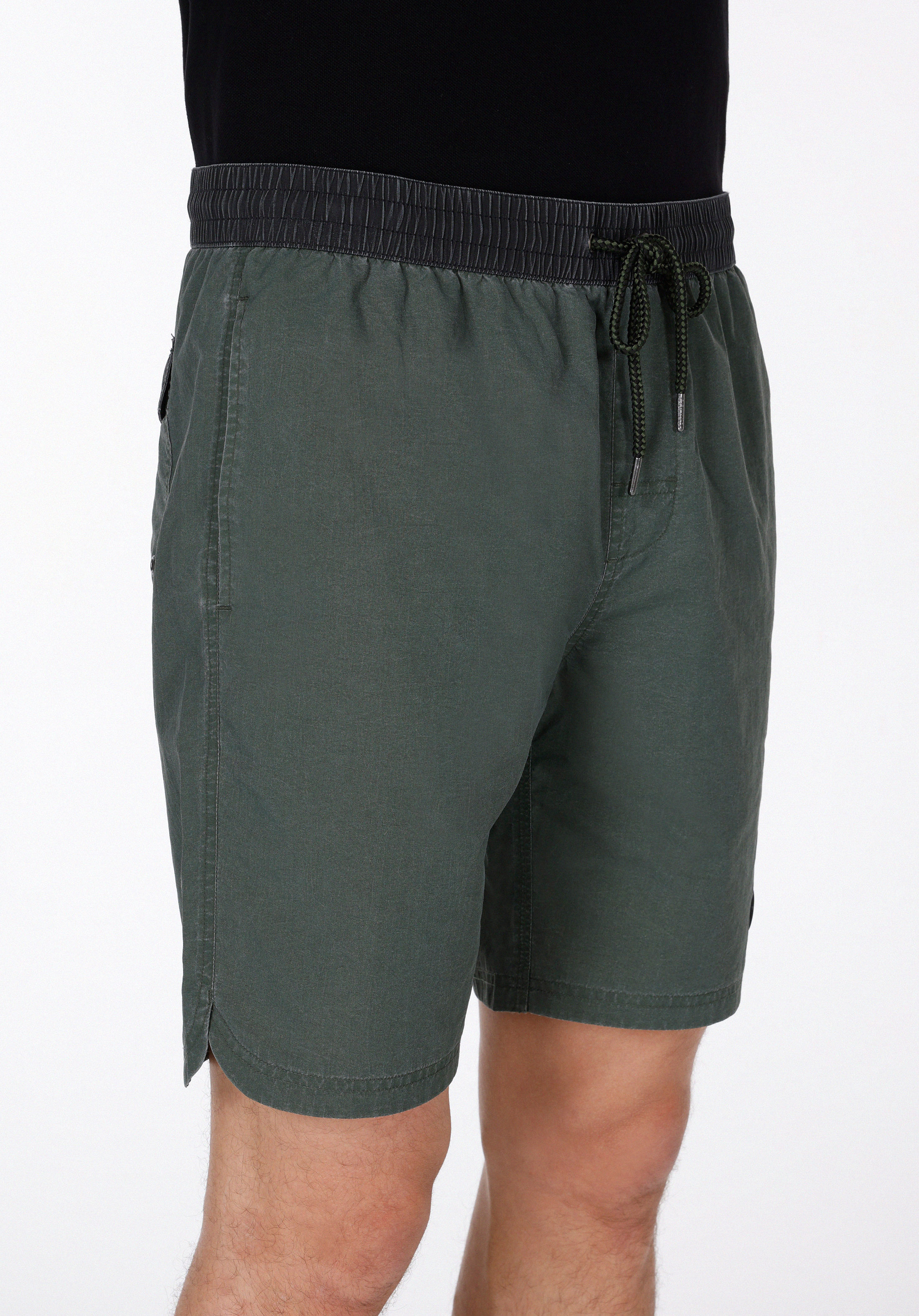 Afișați detalii pentru Short De Plaja De Barbati Kaki Slim Fit  Cl1074691