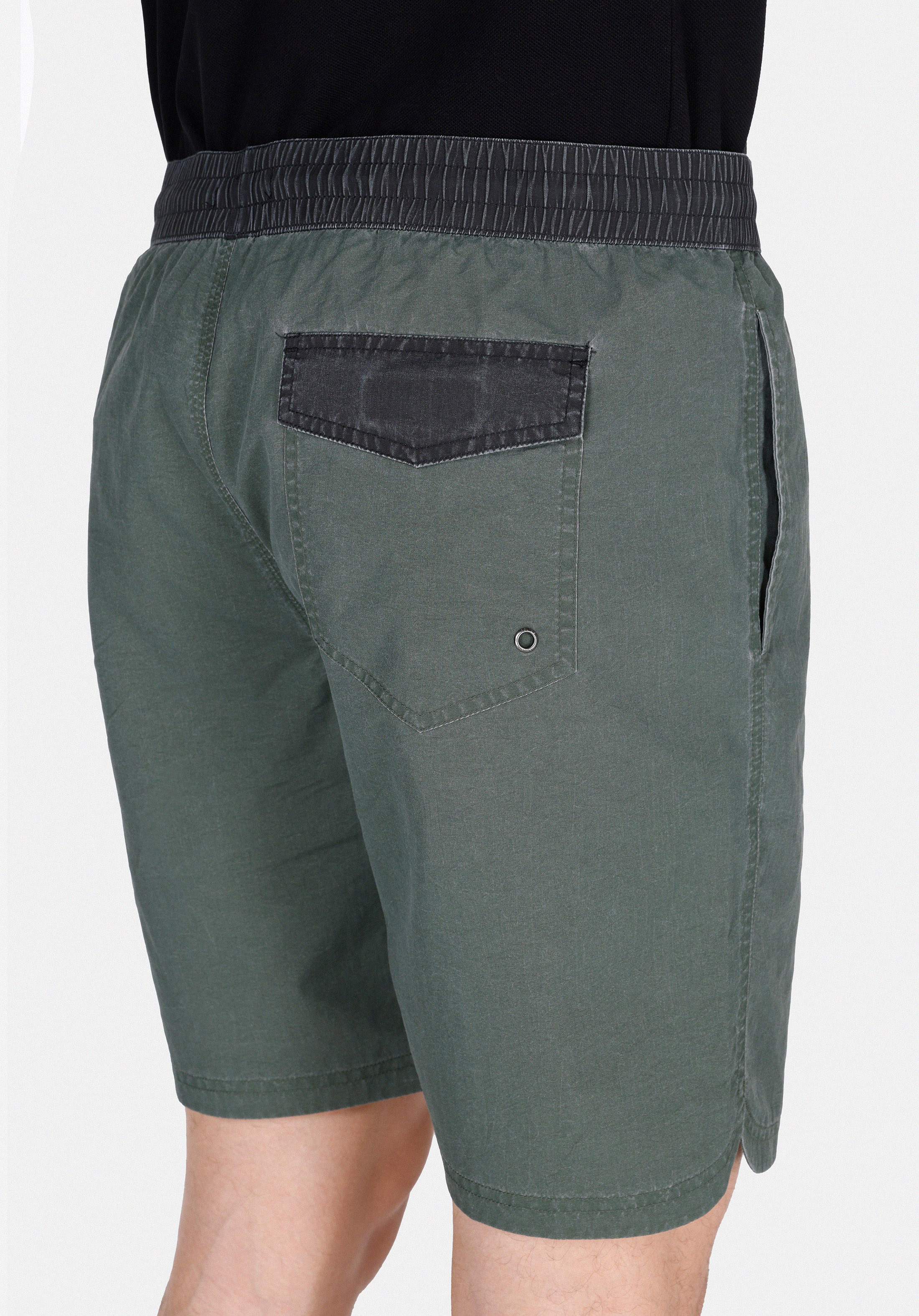 Afișați detalii pentru Short De Plaja De Barbati Kaki Slim Fit  Cl1074691