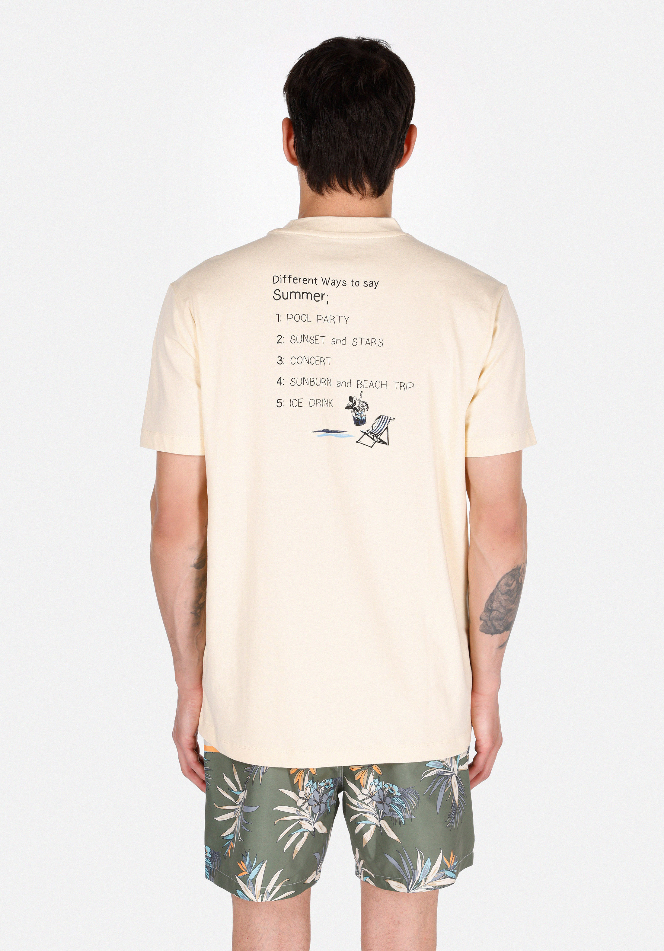 Afișați detalii pentru Tricou Cu Maneca Scurta De Barbati Galben Regular Fit  Cl1074483