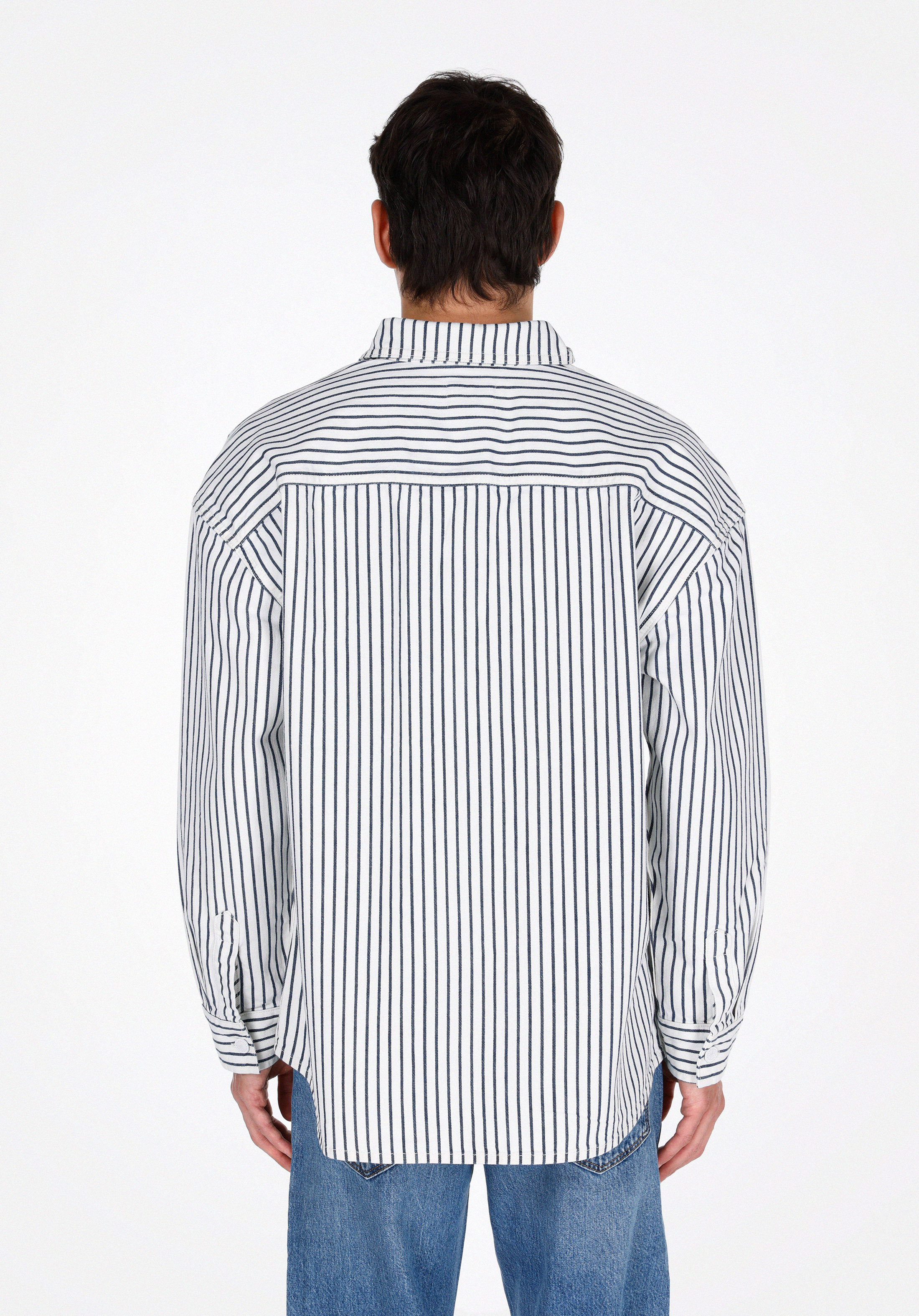 Afișați detalii pentru Camasa Cu Maneca Lunga De Barbati Denim Oversize Fit  Cl1075128