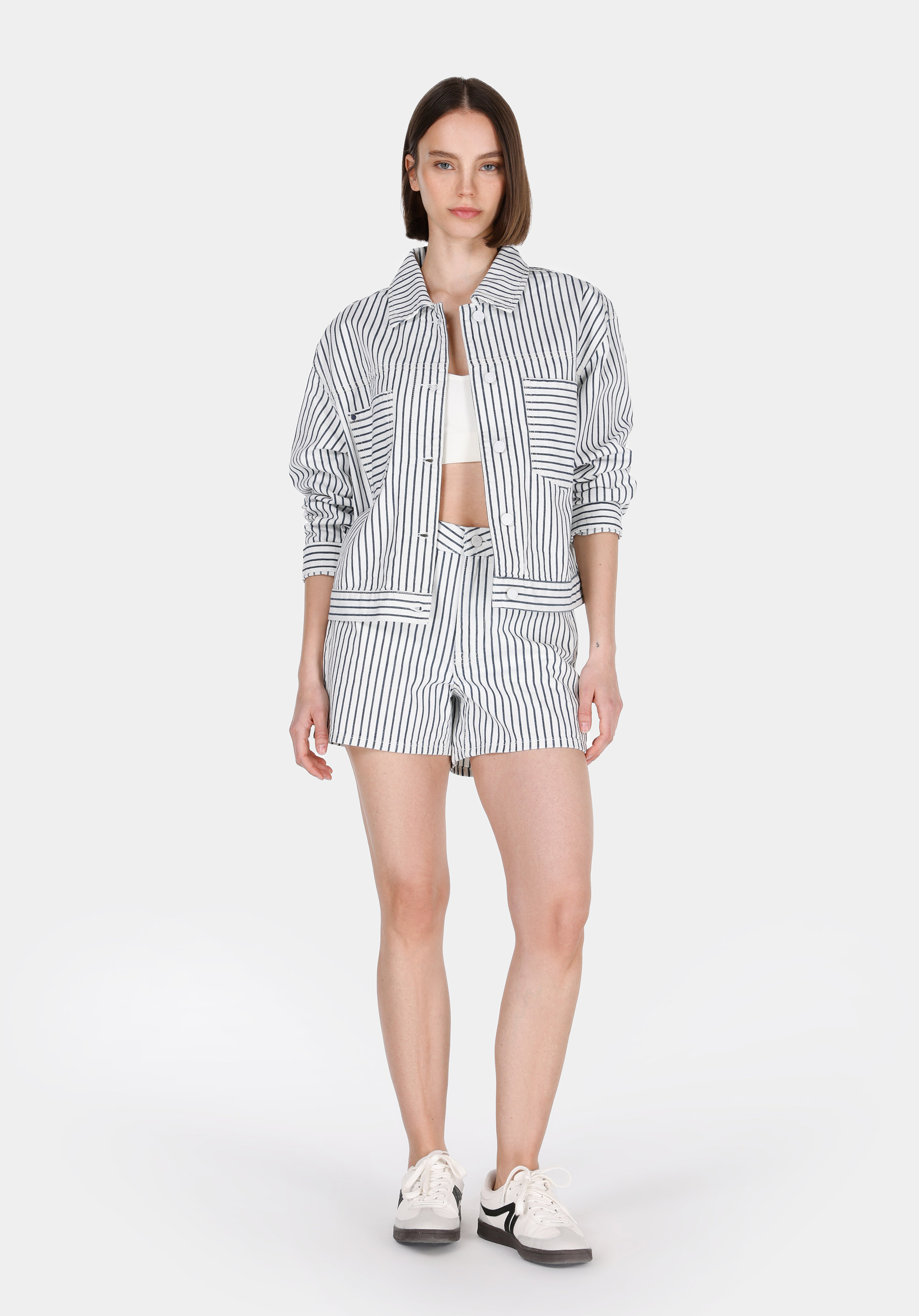 Afișați detalii pentru Jacheta De Dama Denim Oversize Fit  Cl1074963
