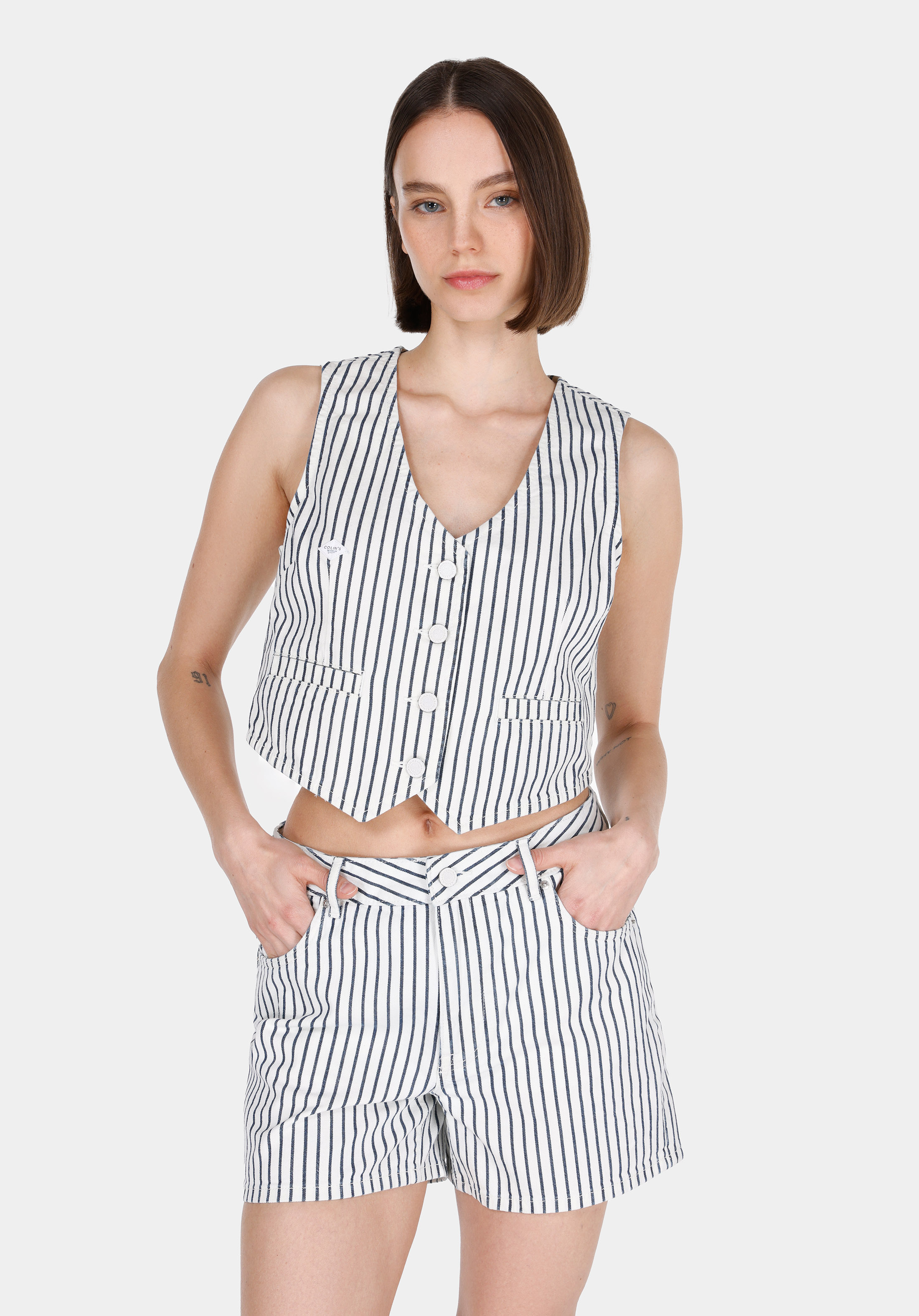 Afișați detalii pentru Vesta De Dama Denim Slim Fit  Cl1074988