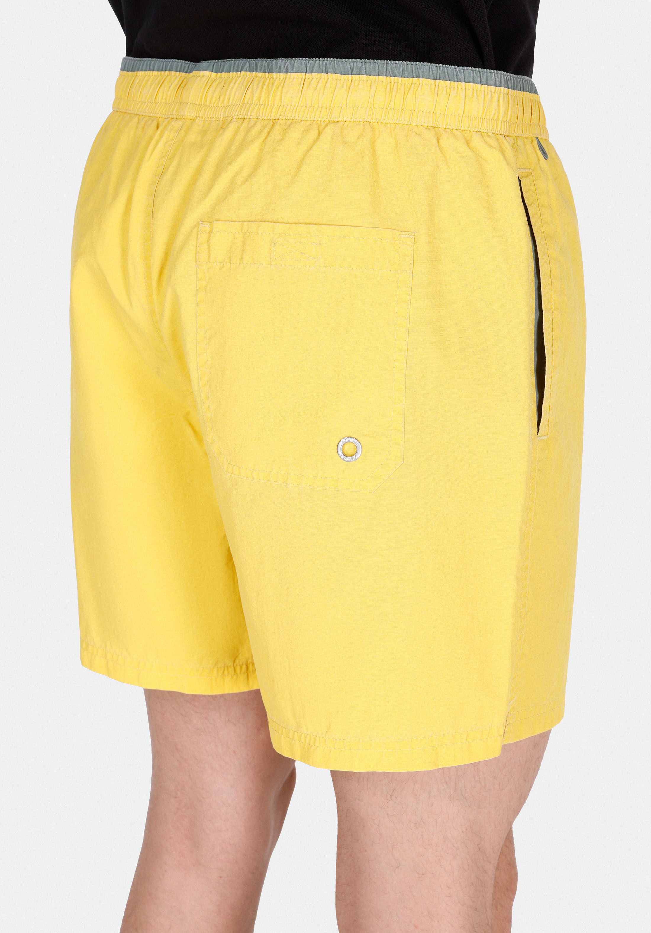 Afișați detalii pentru Short De Plaja De Barbati Galben Slim Fit  Cl1074688