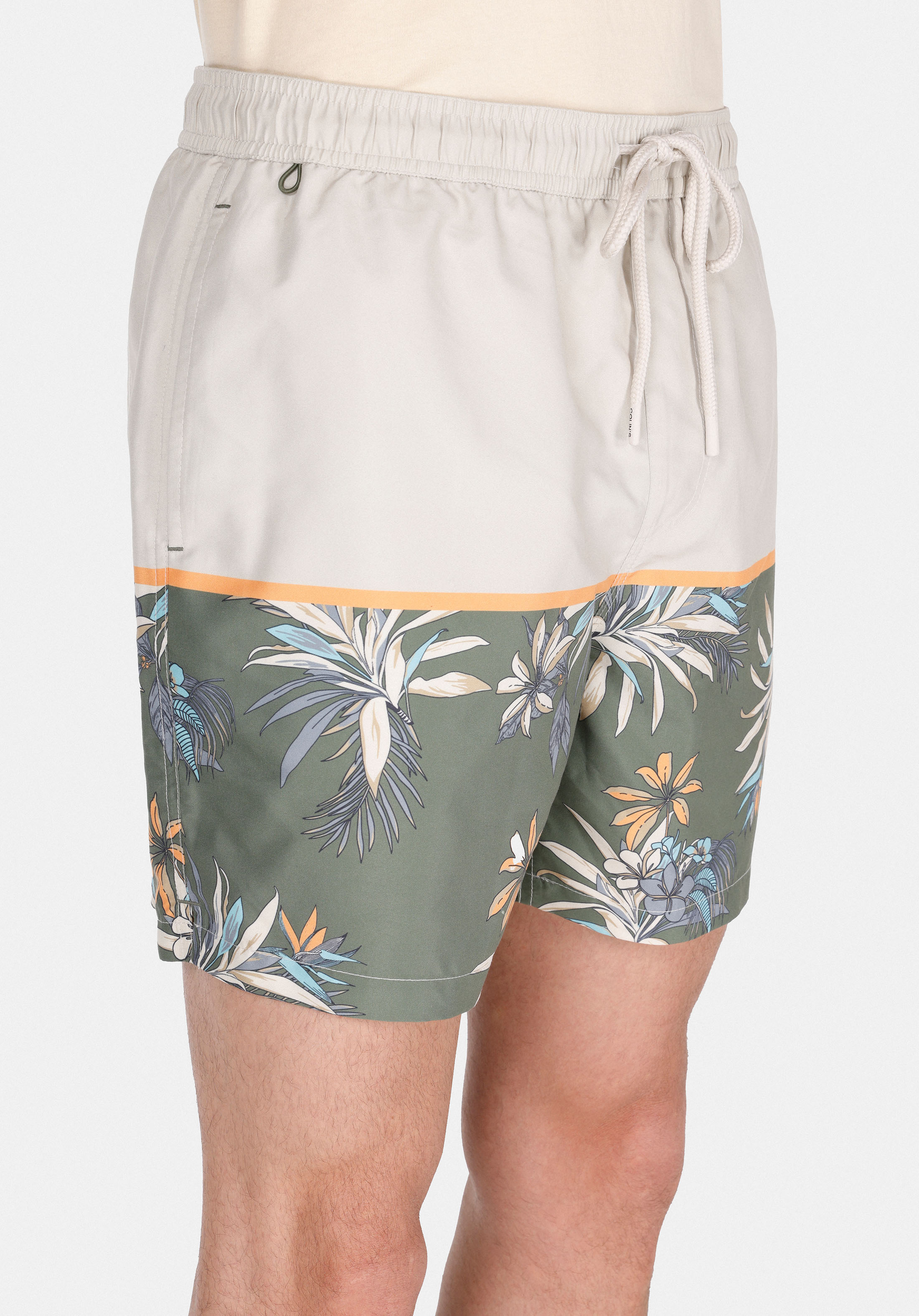 Afișați detalii pentru Short De Plaja De Barbati Multicolor Regular Fit  Cl1074694
