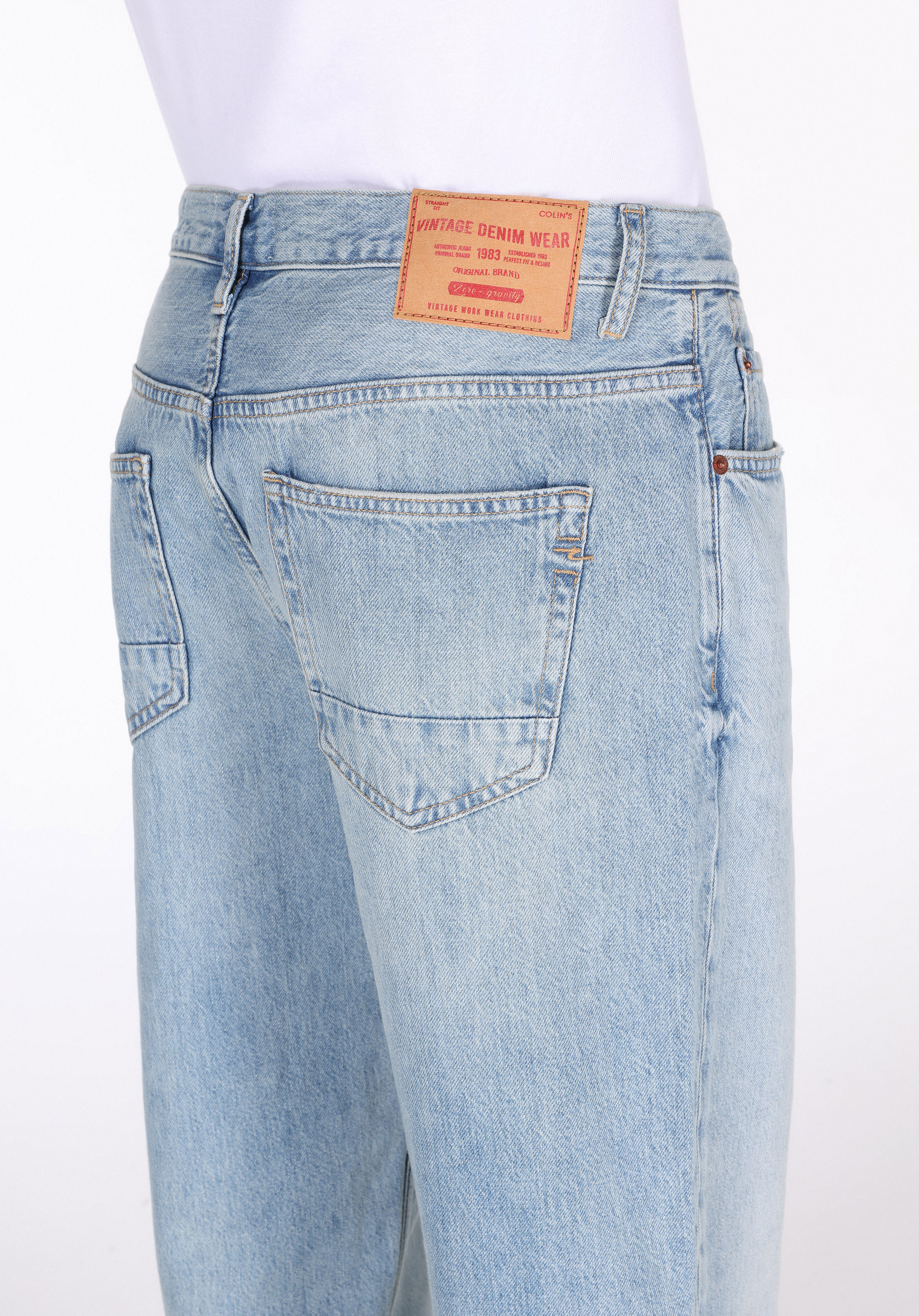 Afișați detalii pentru Pantaloni De Barbati Albastru Balloon Fit  Cl1075797