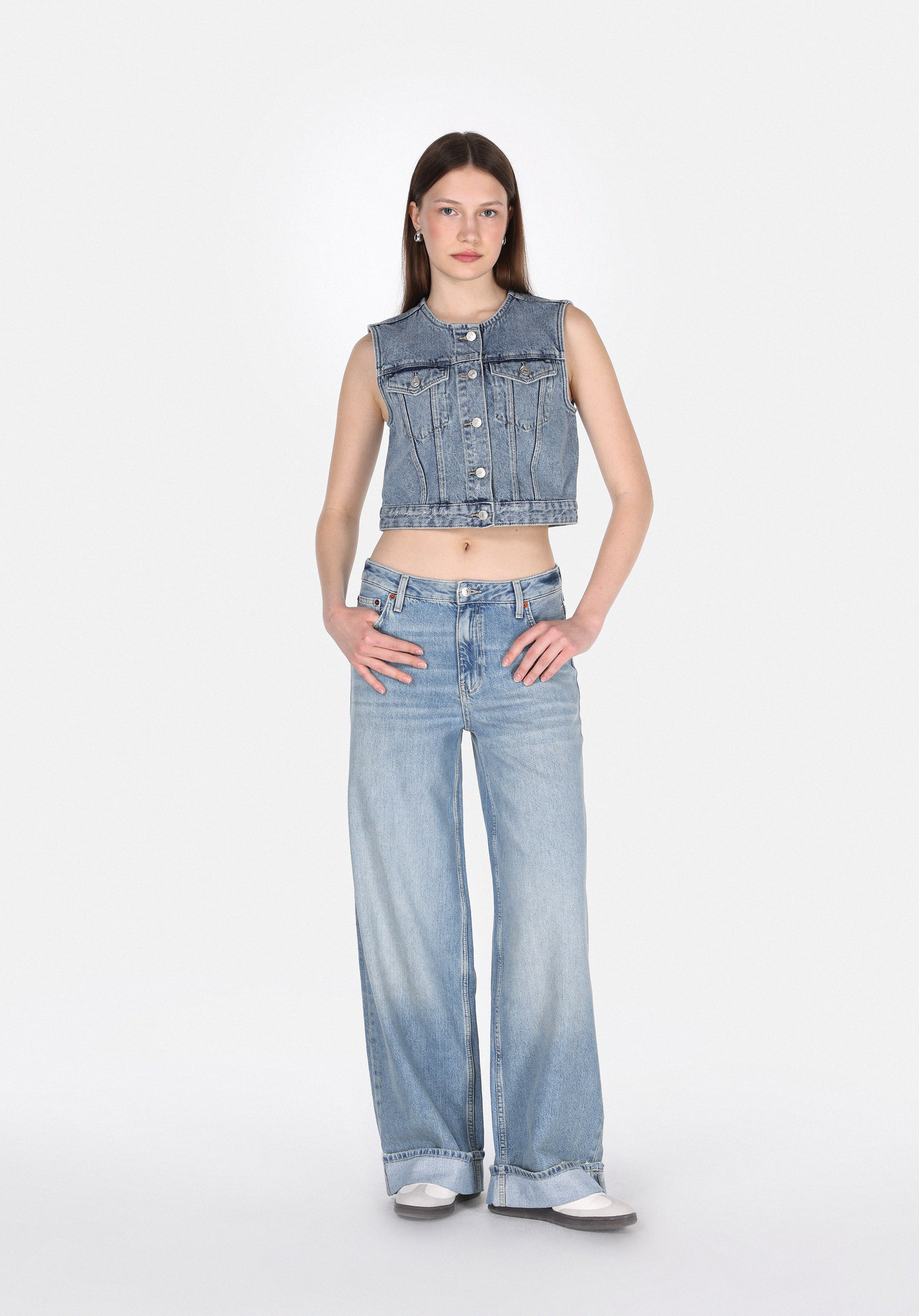 Afișați detalii pentru Vesta De Dama Albastru Slim Fit  Cl1074989