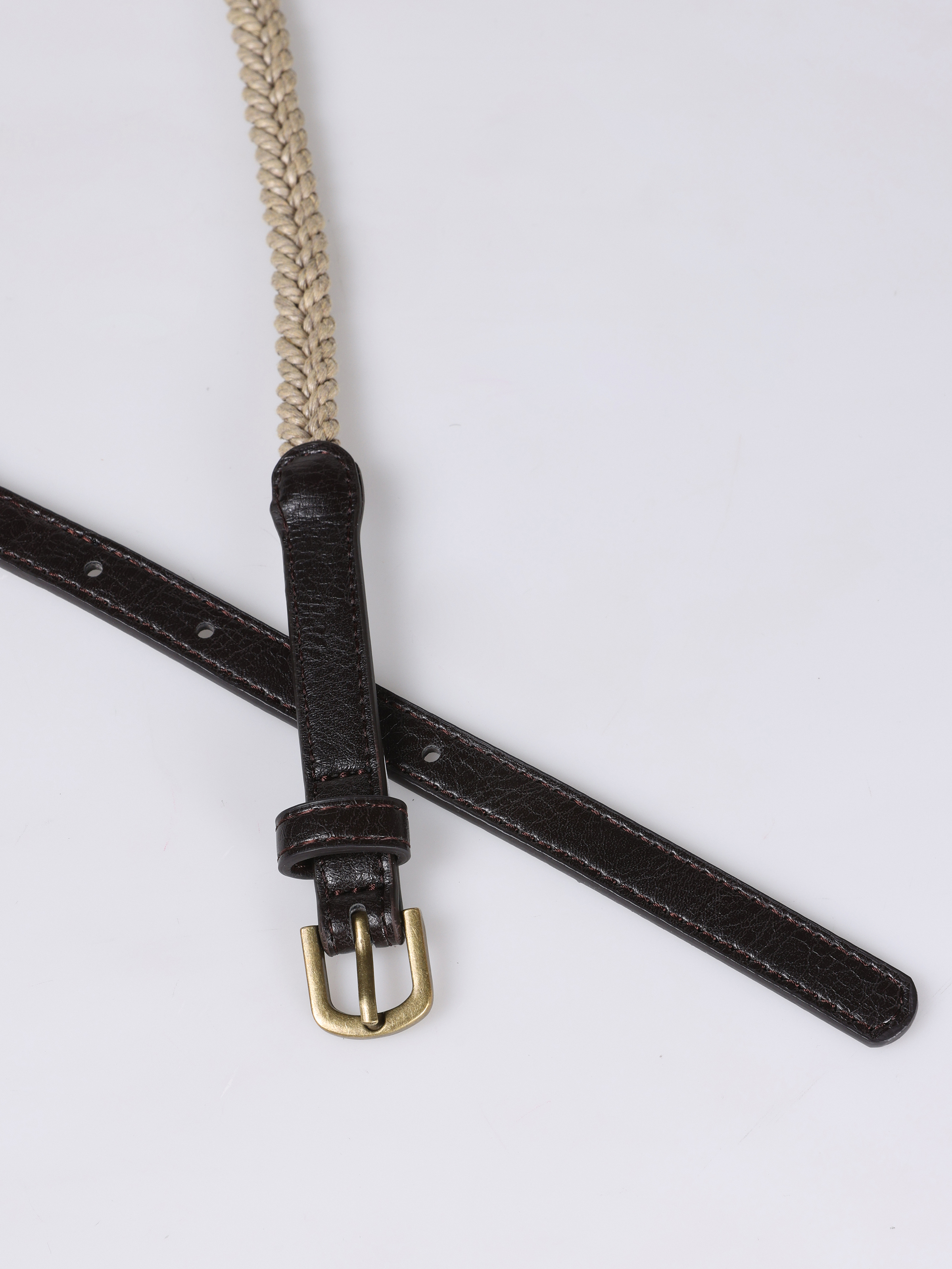 Afișați detalii pentru Curea De Dama Ecru Modern Fit  Cl1074940