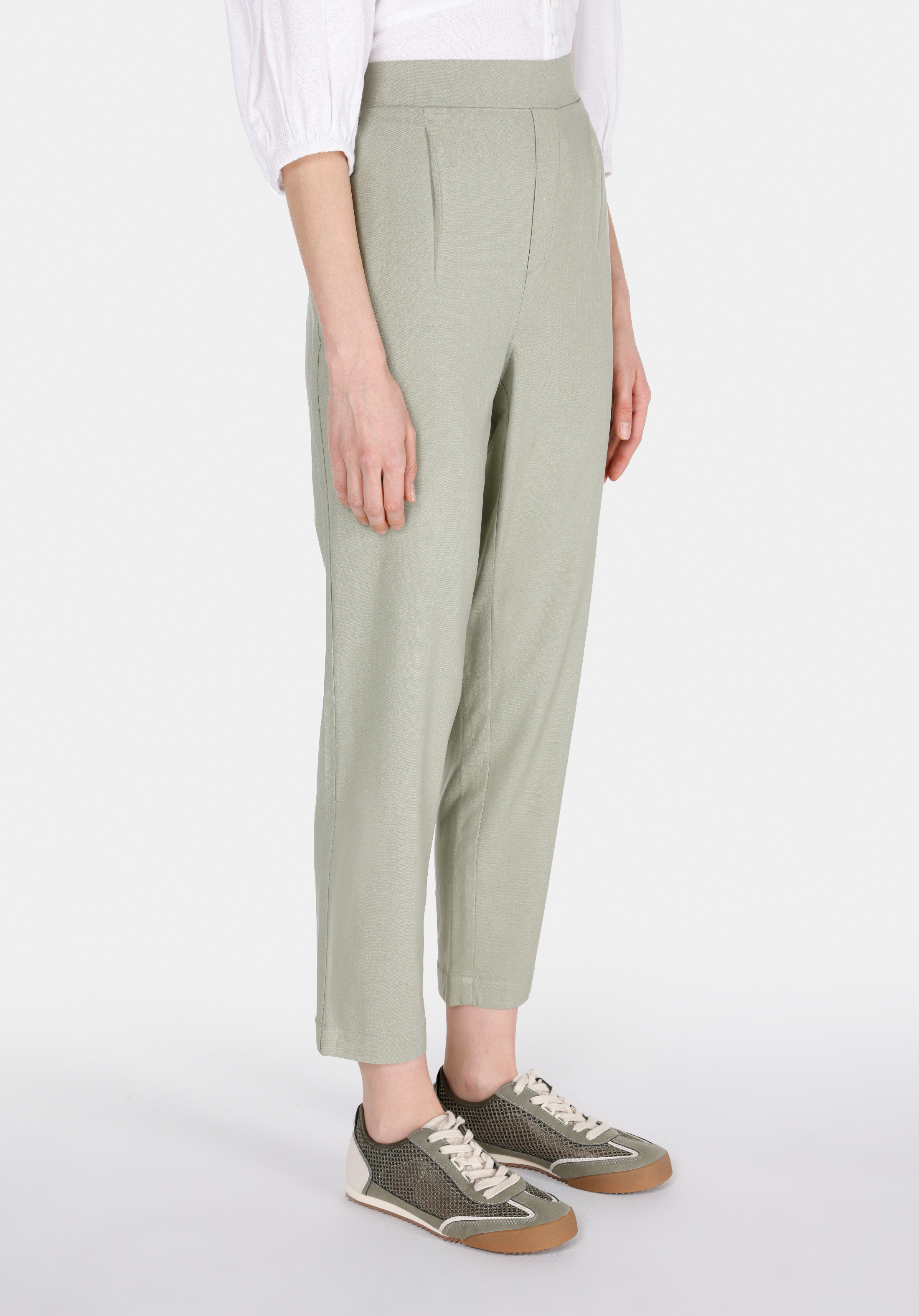 Afișați detalii pentru Pantaloni De Dama Verde Regular Fit  Cl1068239
