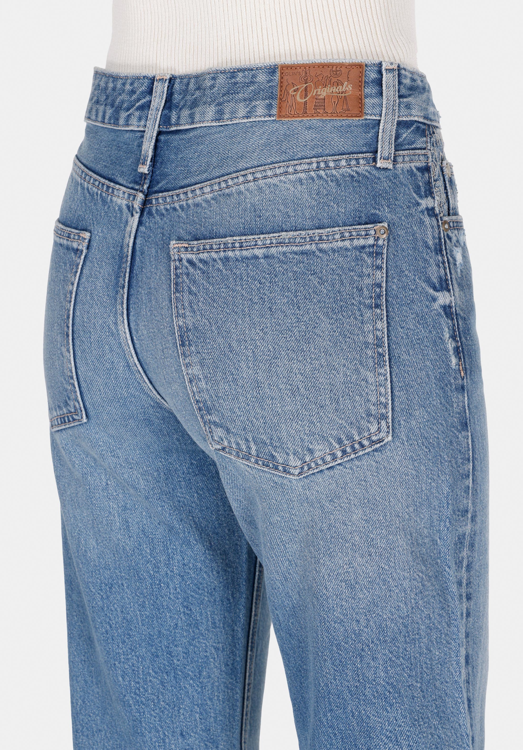 Afișați detalii pentru Pantaloni De Dama Denim Straight Fit  Cl1072460