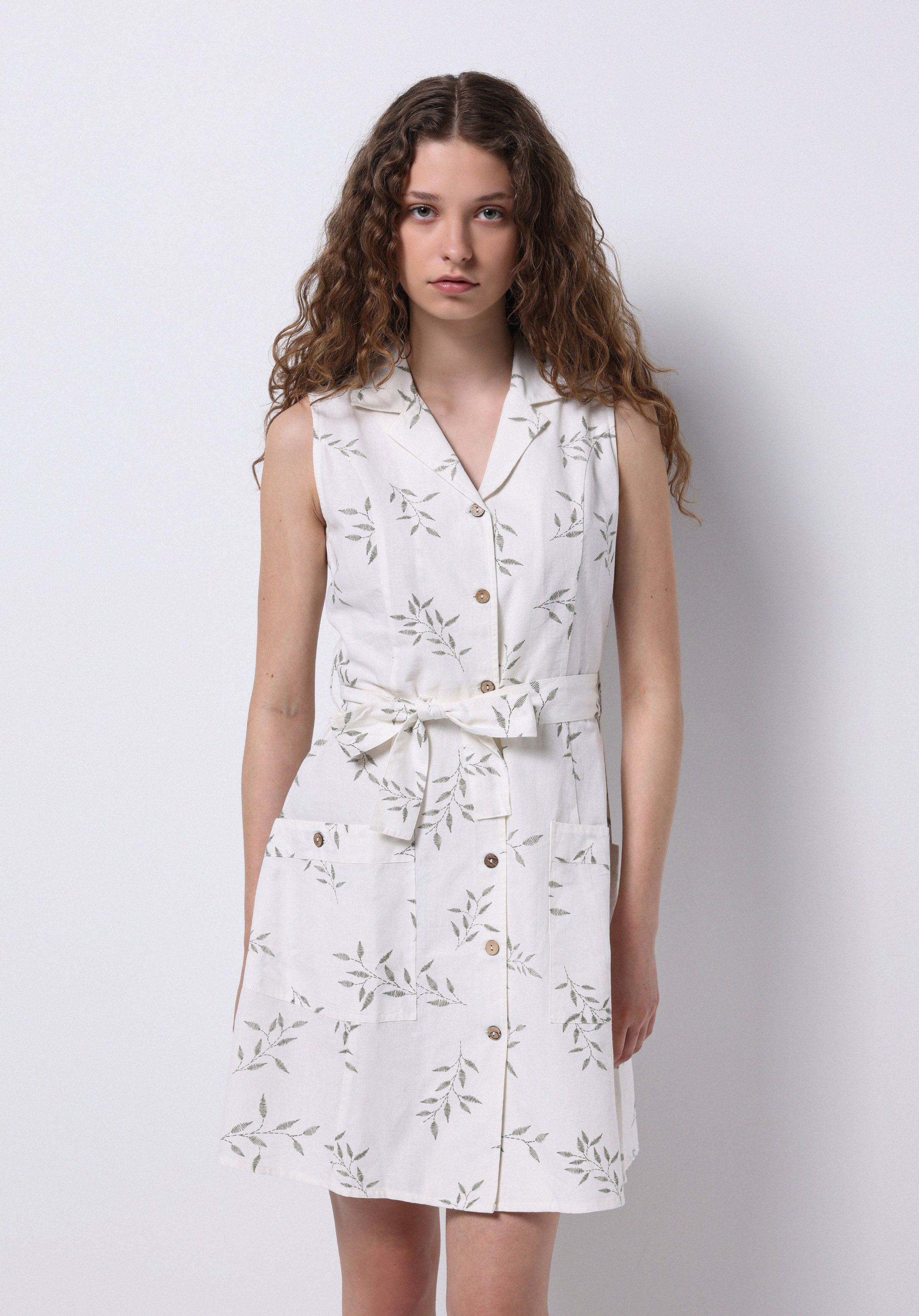 Afișați detalii pentru Rochie De Dama Ecru Regular Fit  Cl1074771