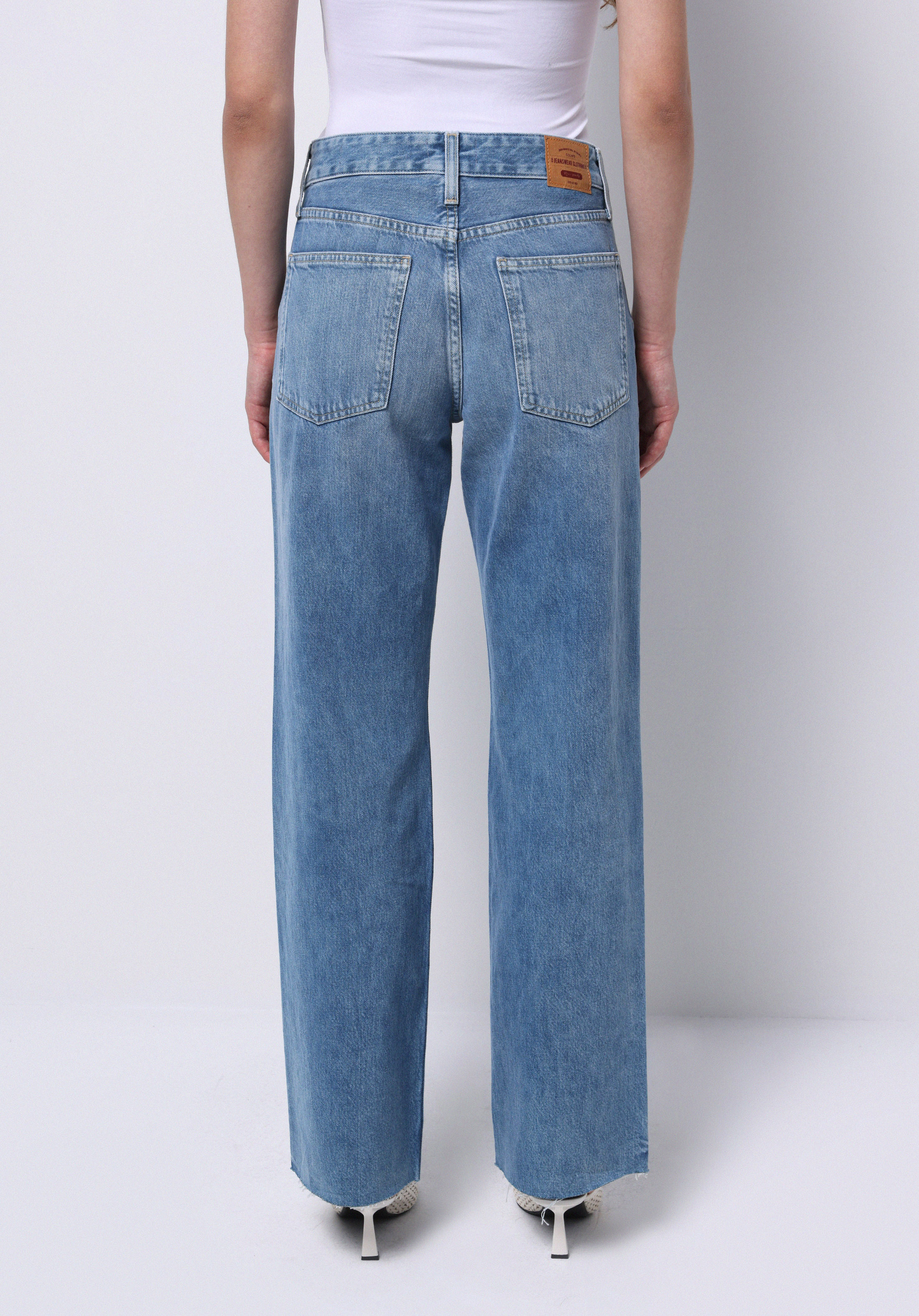 Afișați detalii pentru Pantaloni De Dama Albastru Straight Fit  Cl1075831