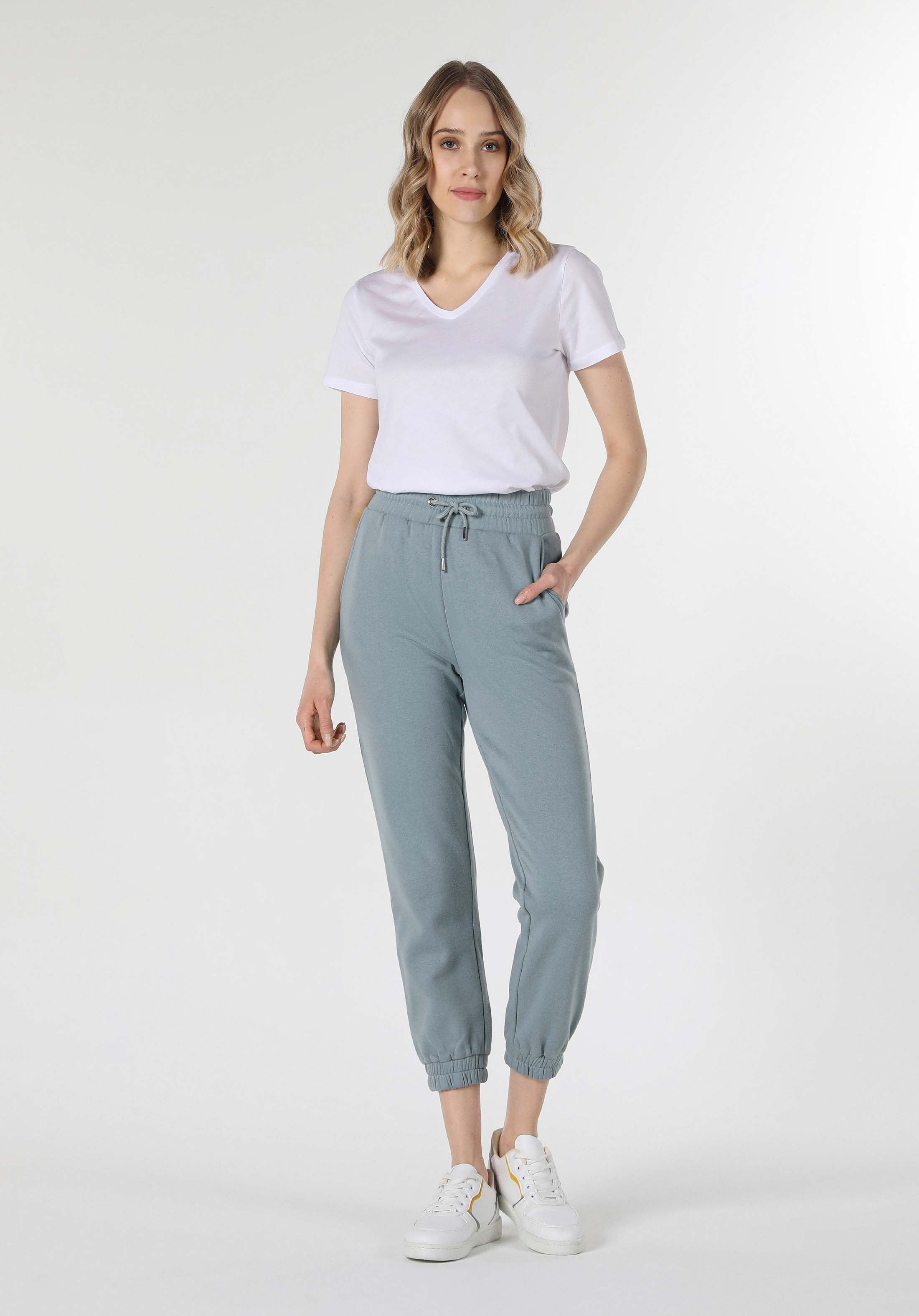 Afișați detalii pentru Tricou Cu Maneca Scurta De Dama Alb Regular Fit  Cl1058494