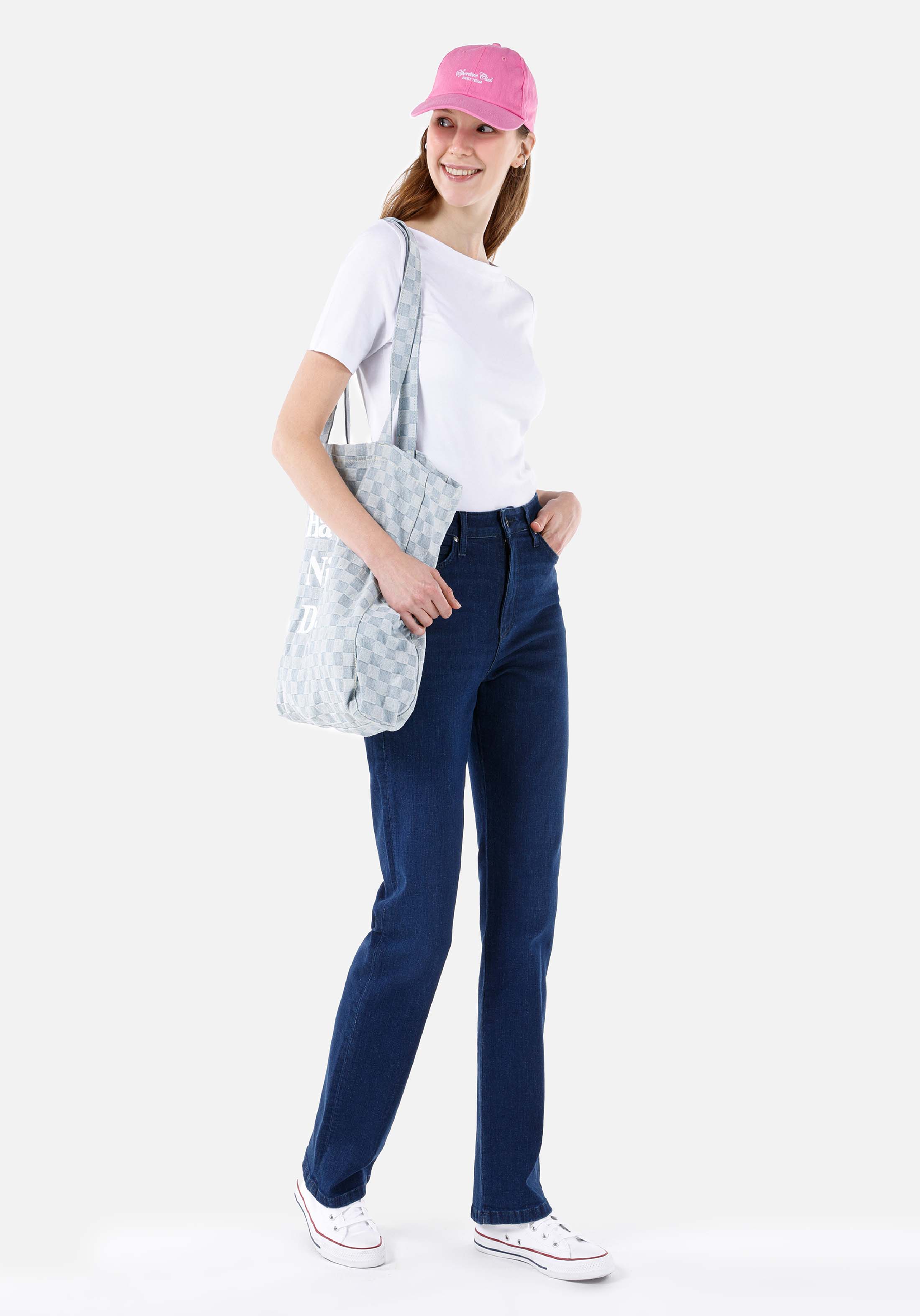 Afișați detalii pentru Pantaloni De Dama Albastru Regular Fit 792 Mila Cl1067206
