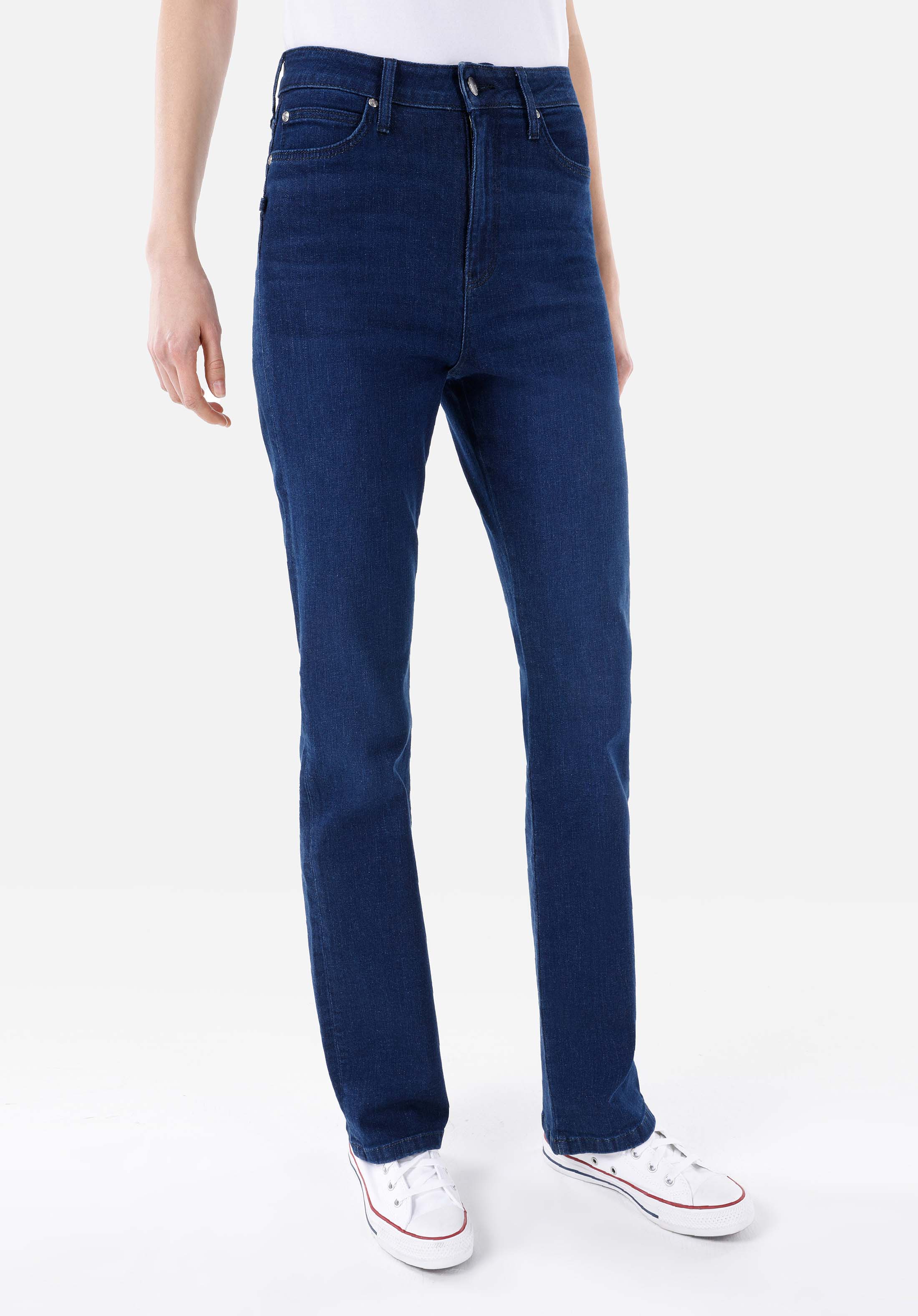 Afișați detalii pentru Pantaloni De Dama Albastru Regular Fit 792 Mila Cl1067206