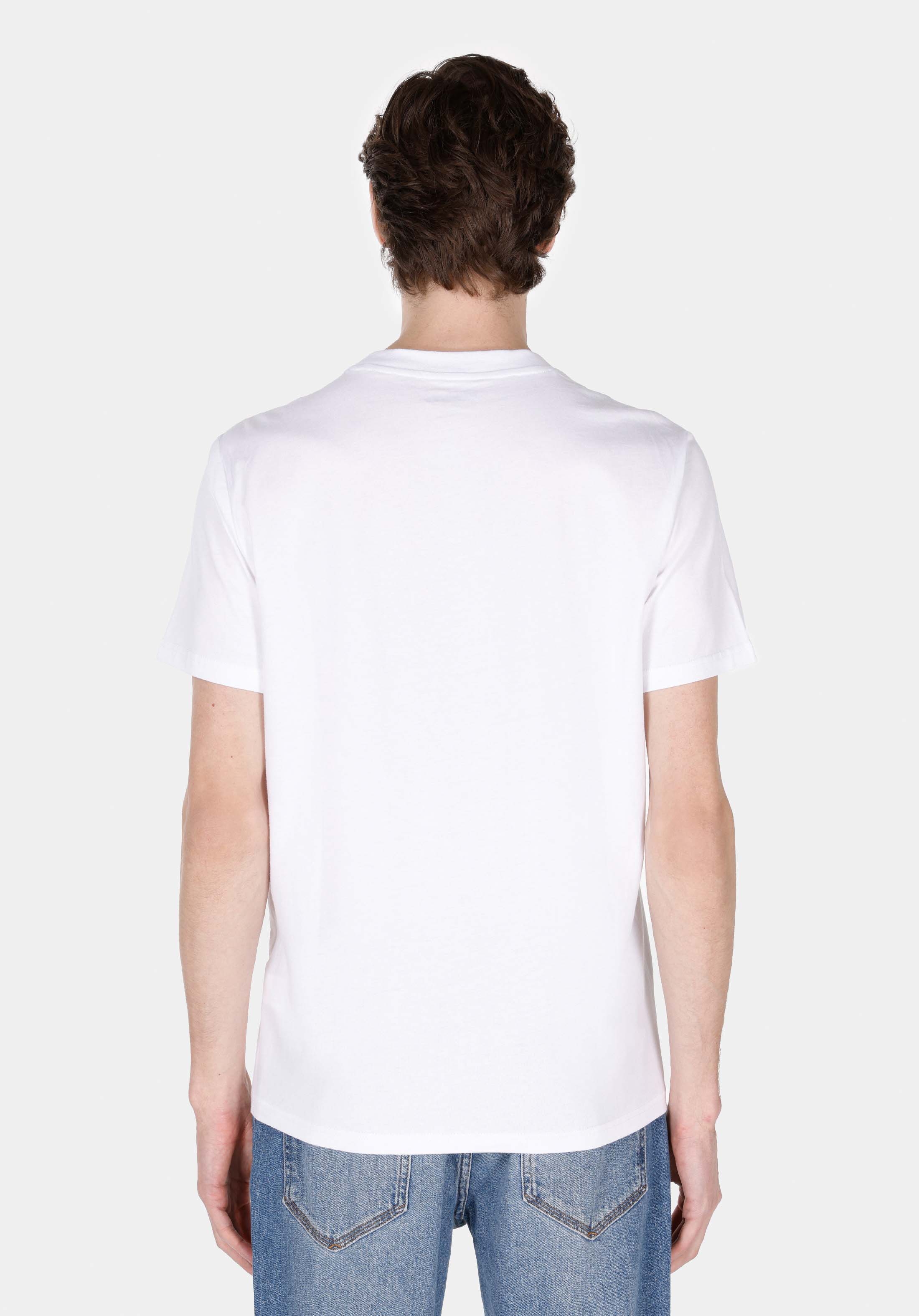 Afișați detalii pentru Tricou Cu Maneca Scurta De Barbati Alb Regular Fit  Cl1072765