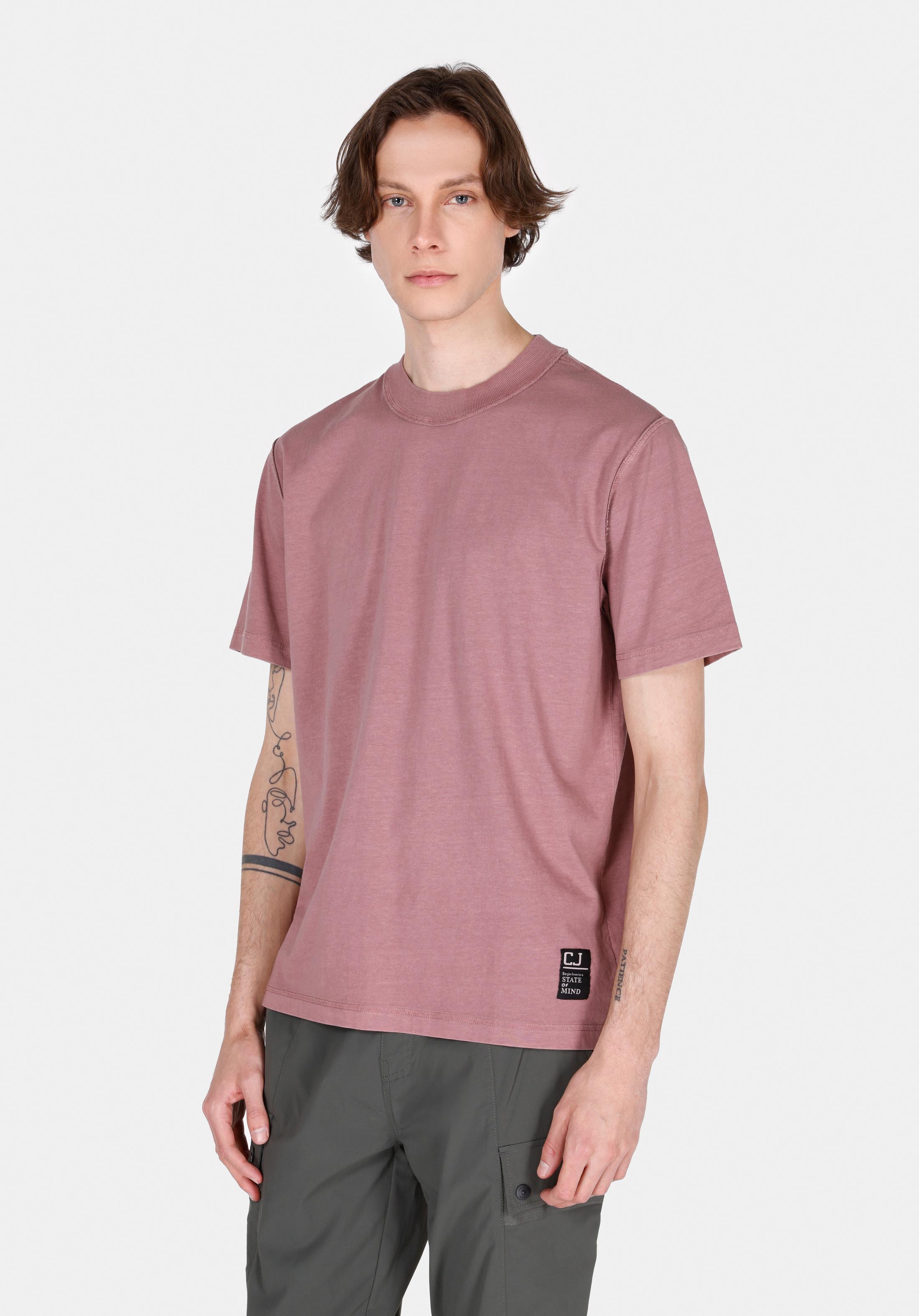 Afișați detalii pentru Tricou Cu Maneca Scurta De Barbati Roz Comfort Fit  Cl1072858