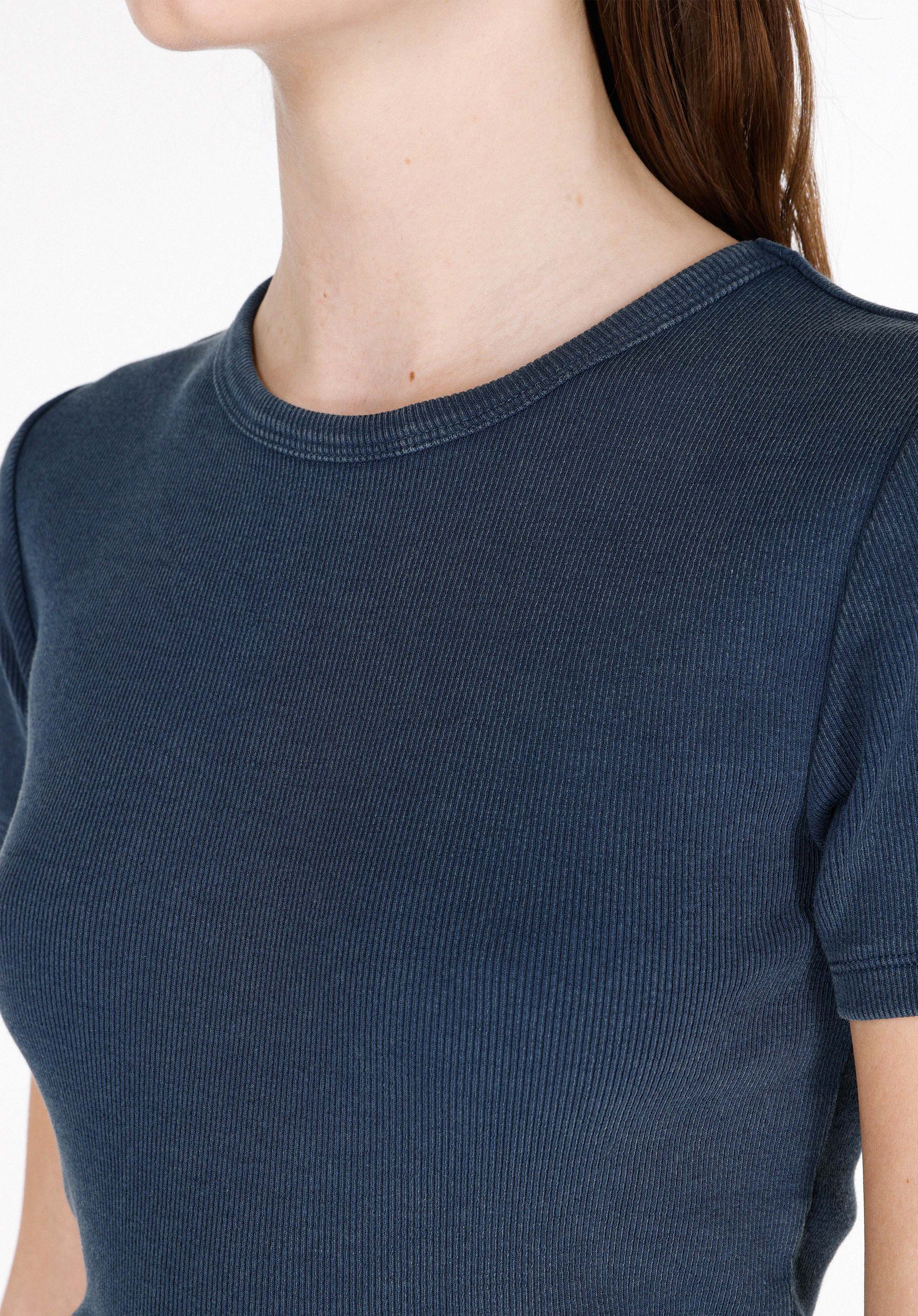 Afișați detalii pentru Bluza Cu Maneca Scurta De Dama Albastru Slim Fit  Cl1073924